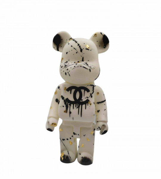 BEARBRICK CHANEL WHITE