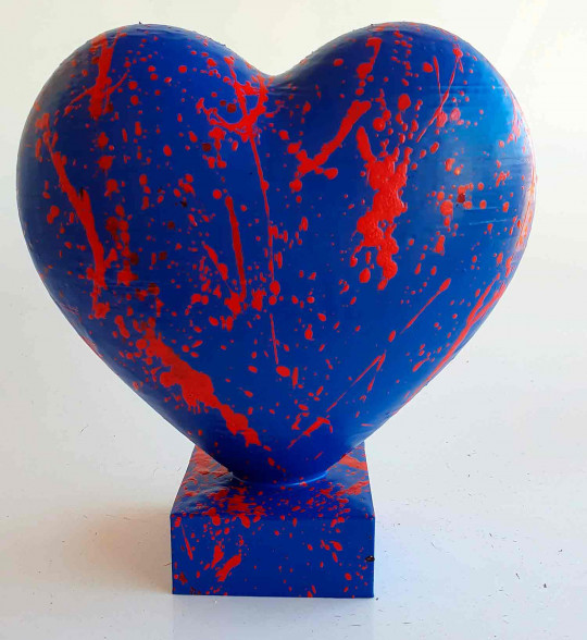 Coeur bleu Hearth amour