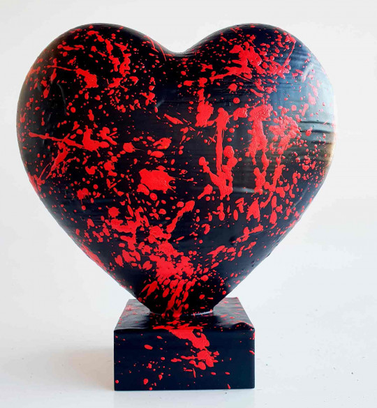 Coeur noir Heart Love