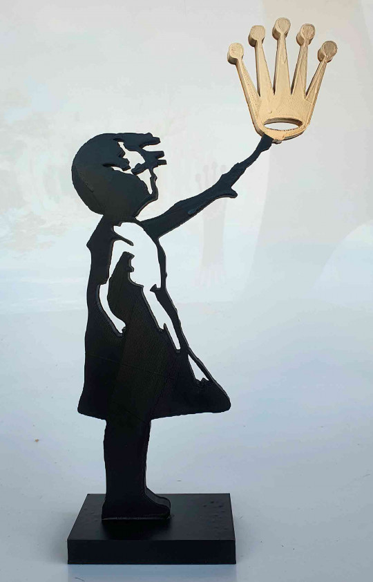 Girl Banksy Rolex