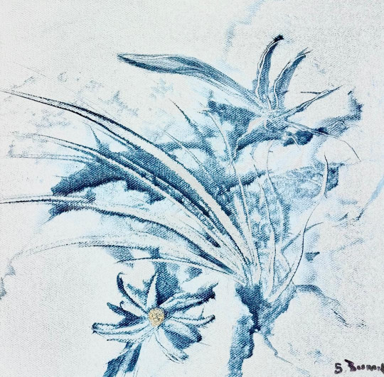 Carré bleu