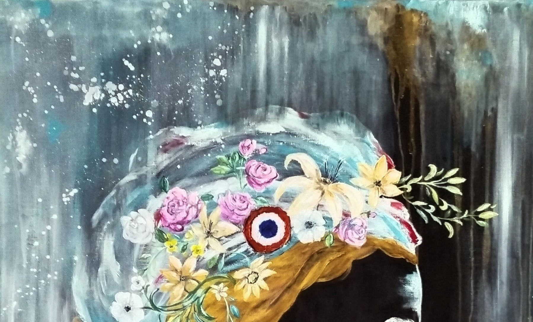 Anne Robin, la larme de Marianne, peinture - Galerie de vente et d’achat d’art contemporain en ligne Artalistic