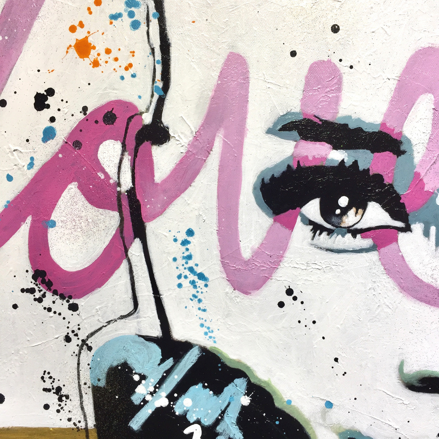Patrick Cornée, Audrey Hepburn, peinture - Galerie de vente et d’achat d’art contemporain en ligne Artalistic