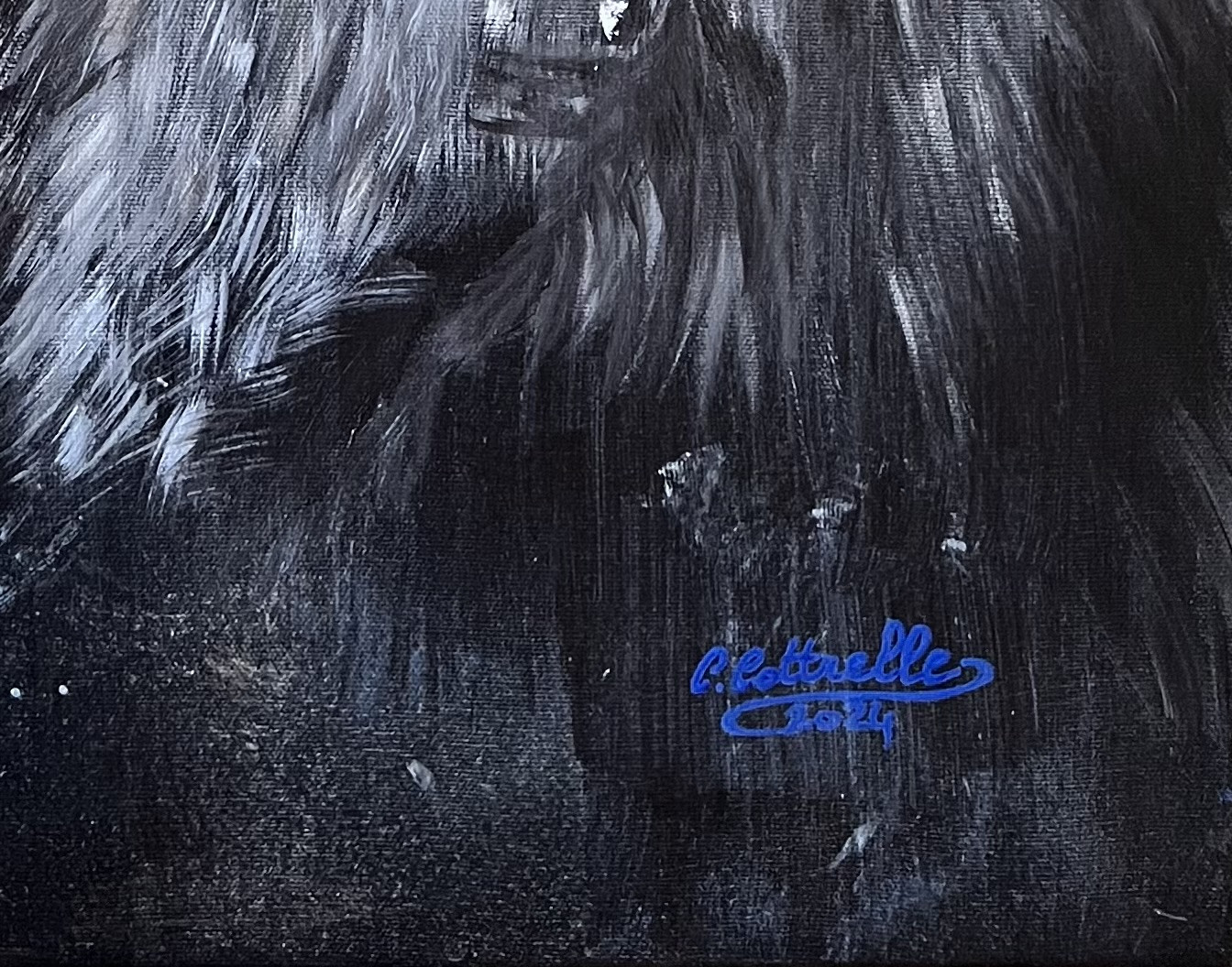 Christelle Cottrelle, Le couple, peinture - Galerie de vente et d’achat d’art contemporain en ligne Artalistic