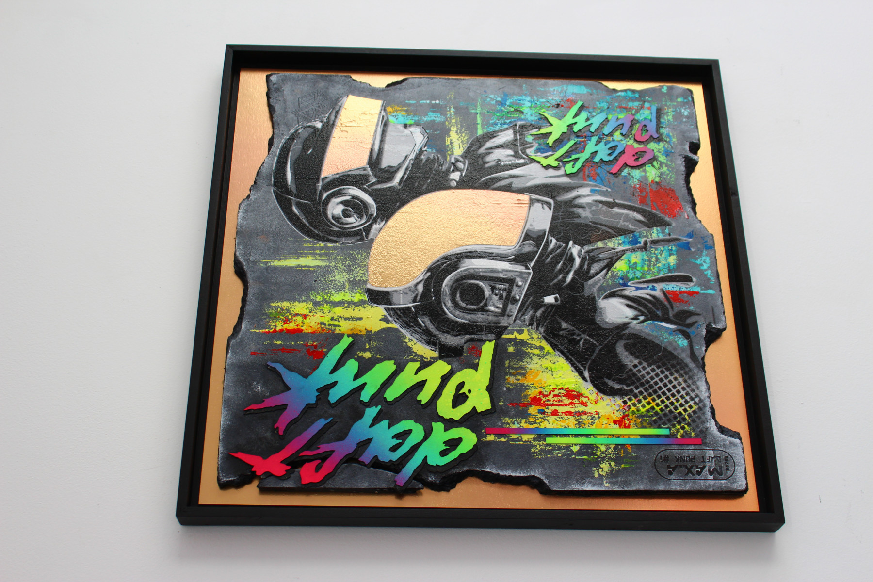 Max Andriot, Daft punk fragment #1, peinture - Galerie de vente et d’achat d’art contemporain en ligne Artalistic