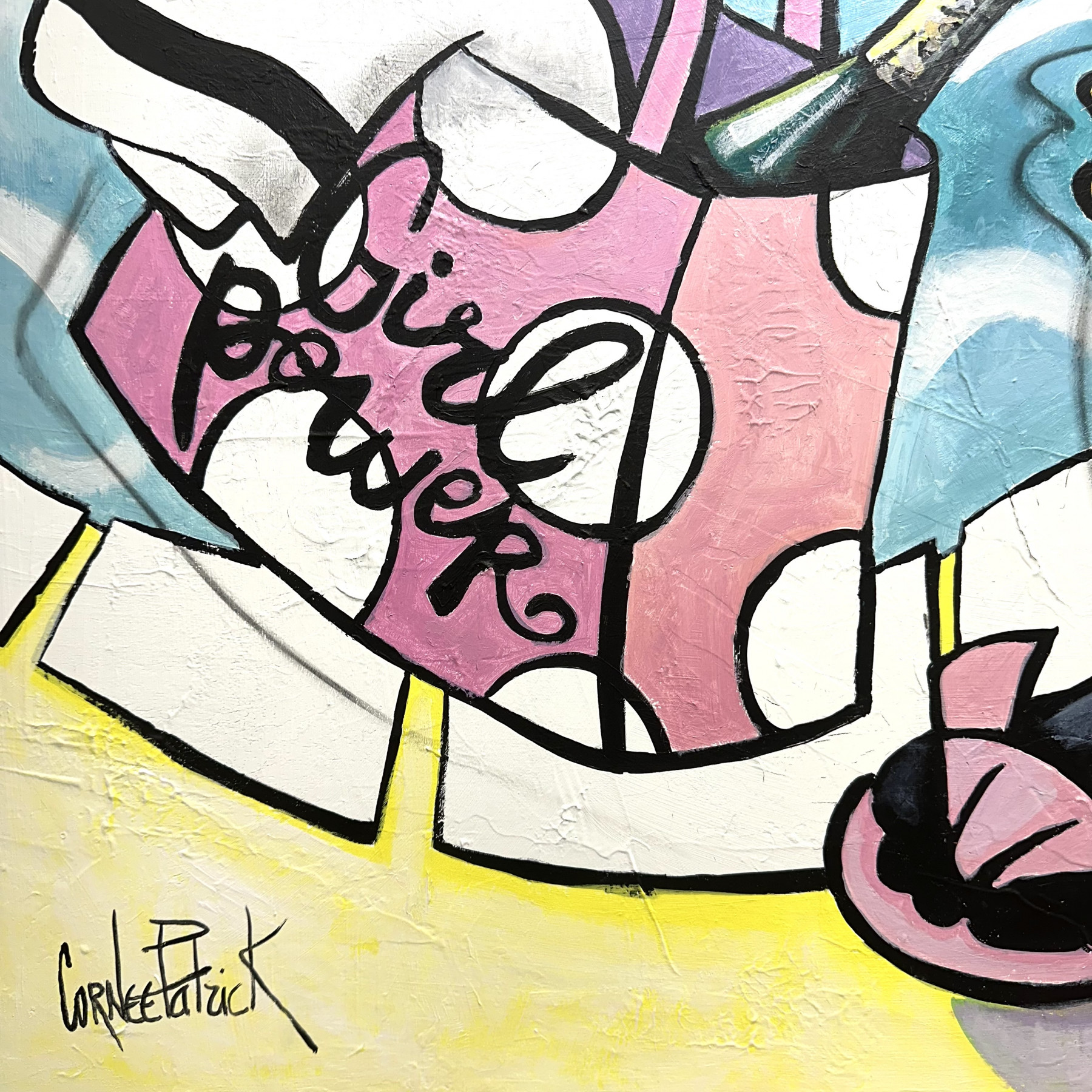 Patrick Cornée, Minnie Mouse, peinture - Galerie de vente et d’achat d’art contemporain en ligne Artalistic