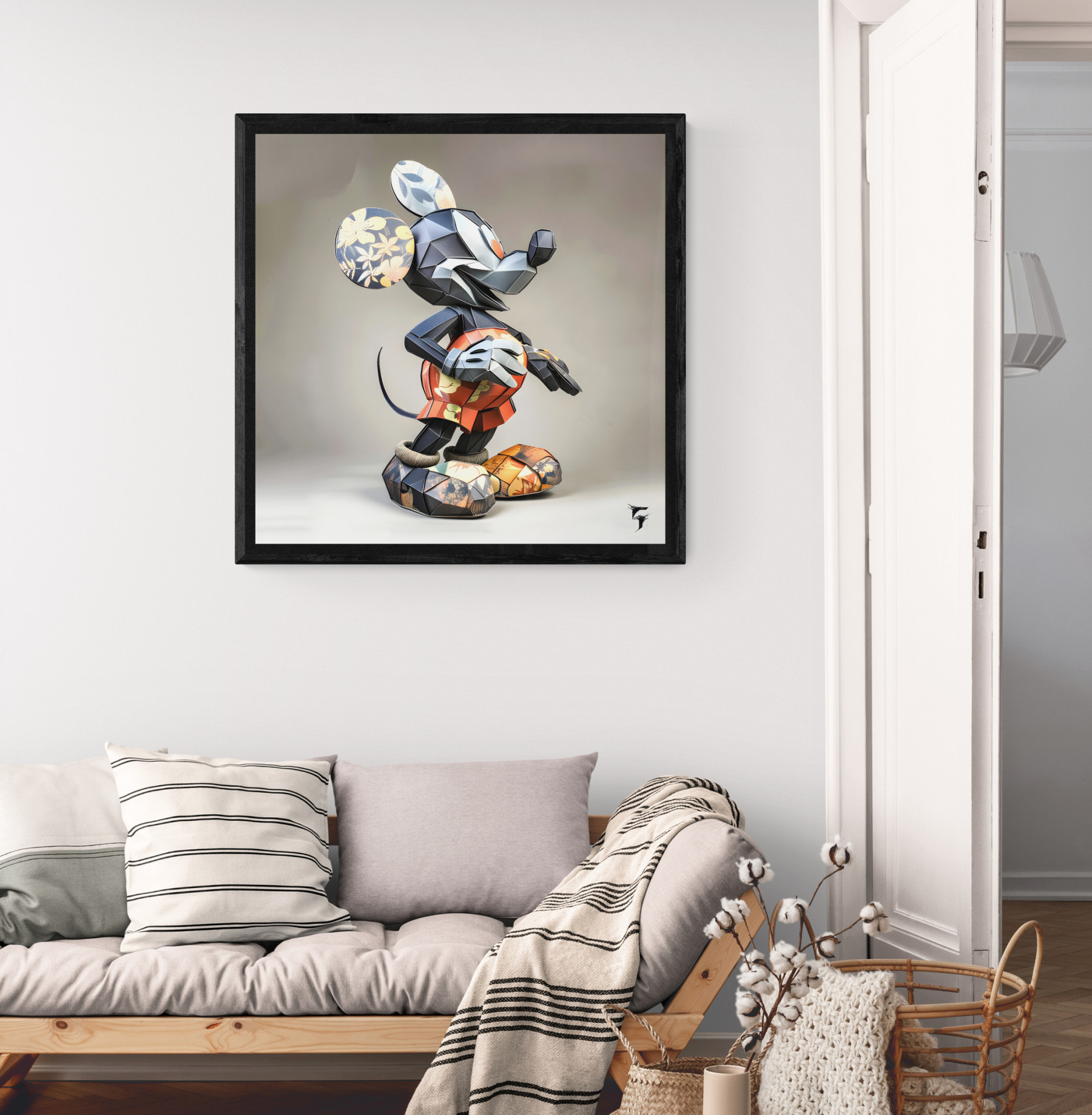 Chroma, Mickey en origami, edition - Galerie de vente et d’achat d’art contemporain en ligne Artalistic