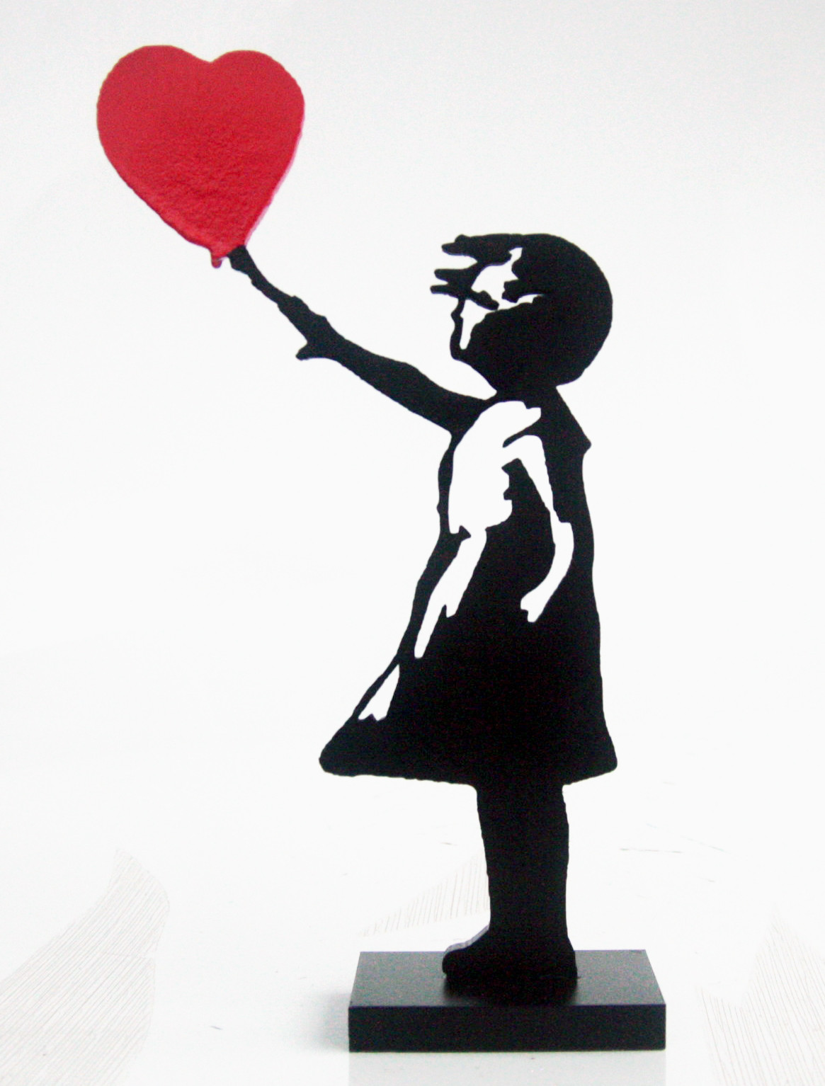Spyddy, Fille ballon coeur Banksy, sculpture - Galerie de vente et d’achat d’art contemporain en ligne Artalistic