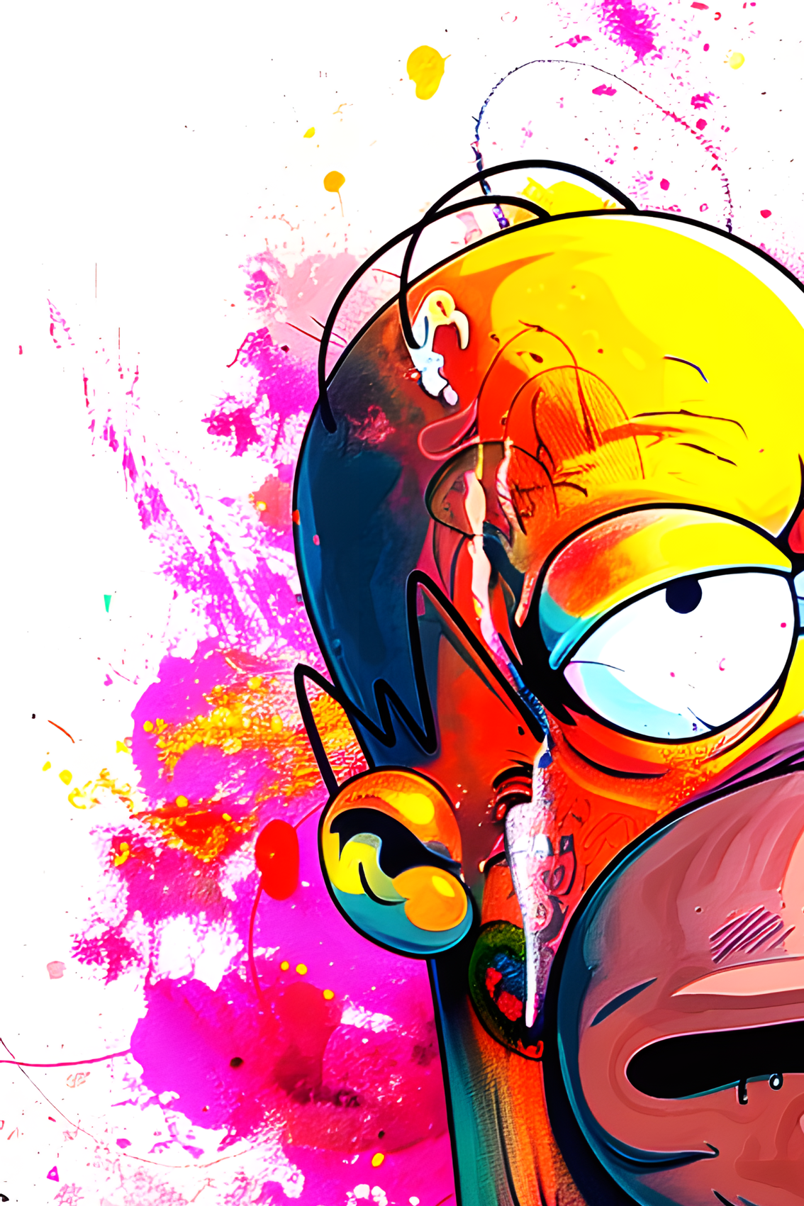 Chroma, la gueule de bois d'homer, edition - Galerie de vente et d’achat d’art contemporain en ligne Artalistic