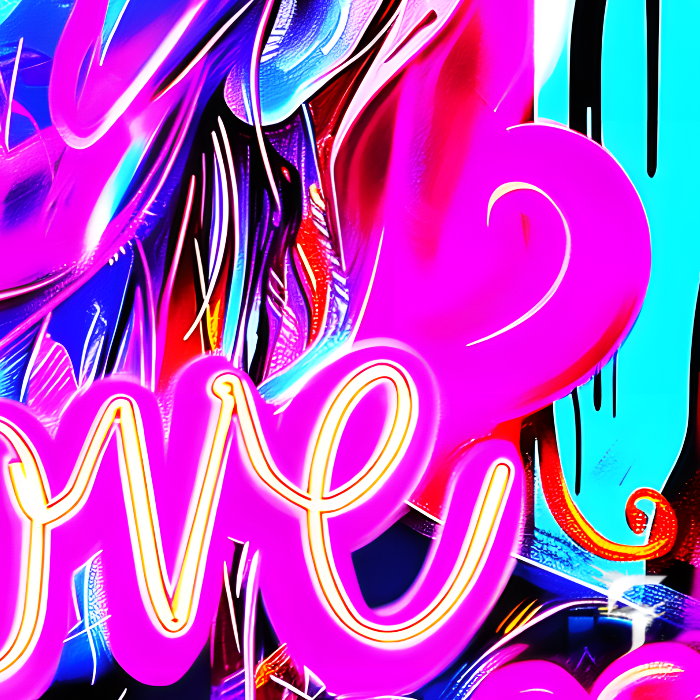 Chroma, Néon Love, edition - Galerie de vente et d’achat d’art contemporain en ligne Artalistic