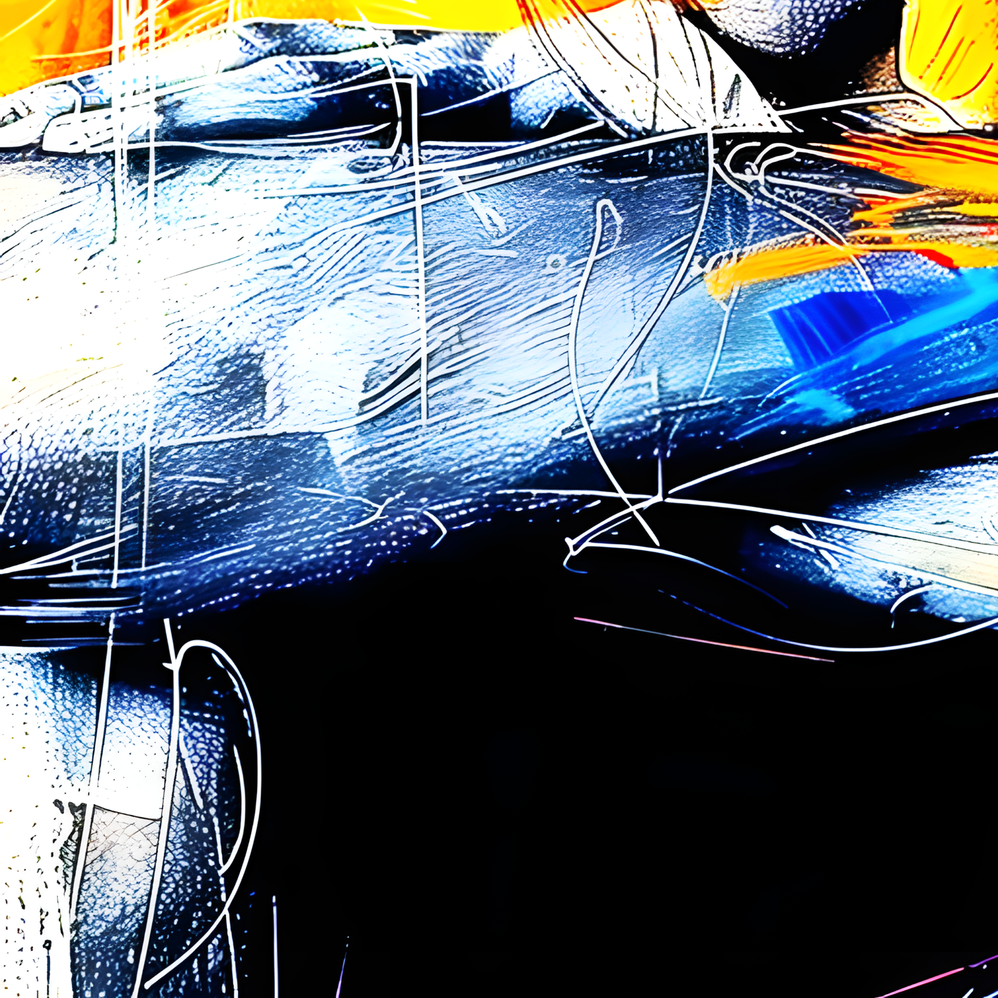 Chroma, Solitude en jaune vivace, edition - Galerie de vente et d’achat d’art contemporain en ligne Artalistic