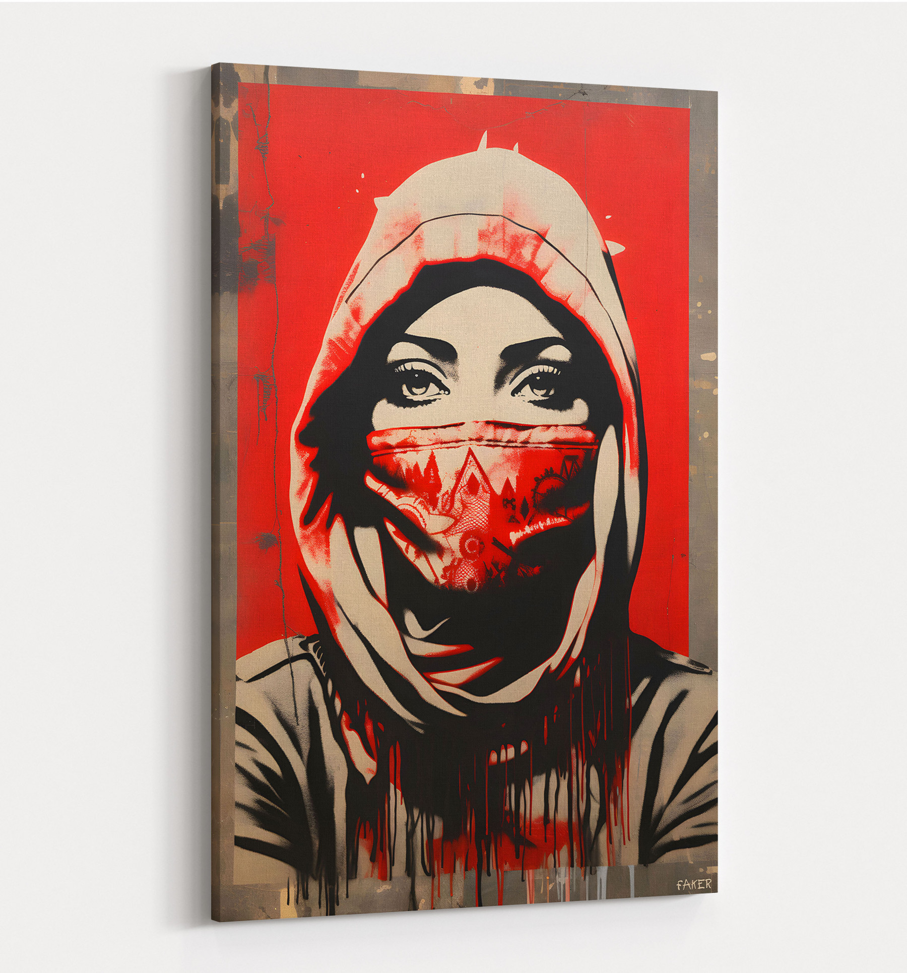 Faker, Girl vandal, edition - Galerie de vente et d’achat d’art contemporain en ligne Artalistic