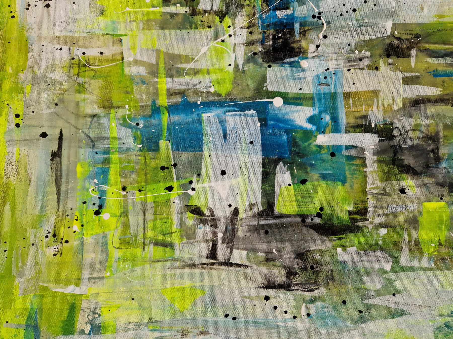 Sandrine Hartmann, new life, peinture - Galerie de vente et d’achat d’art contemporain en ligne Artalistic