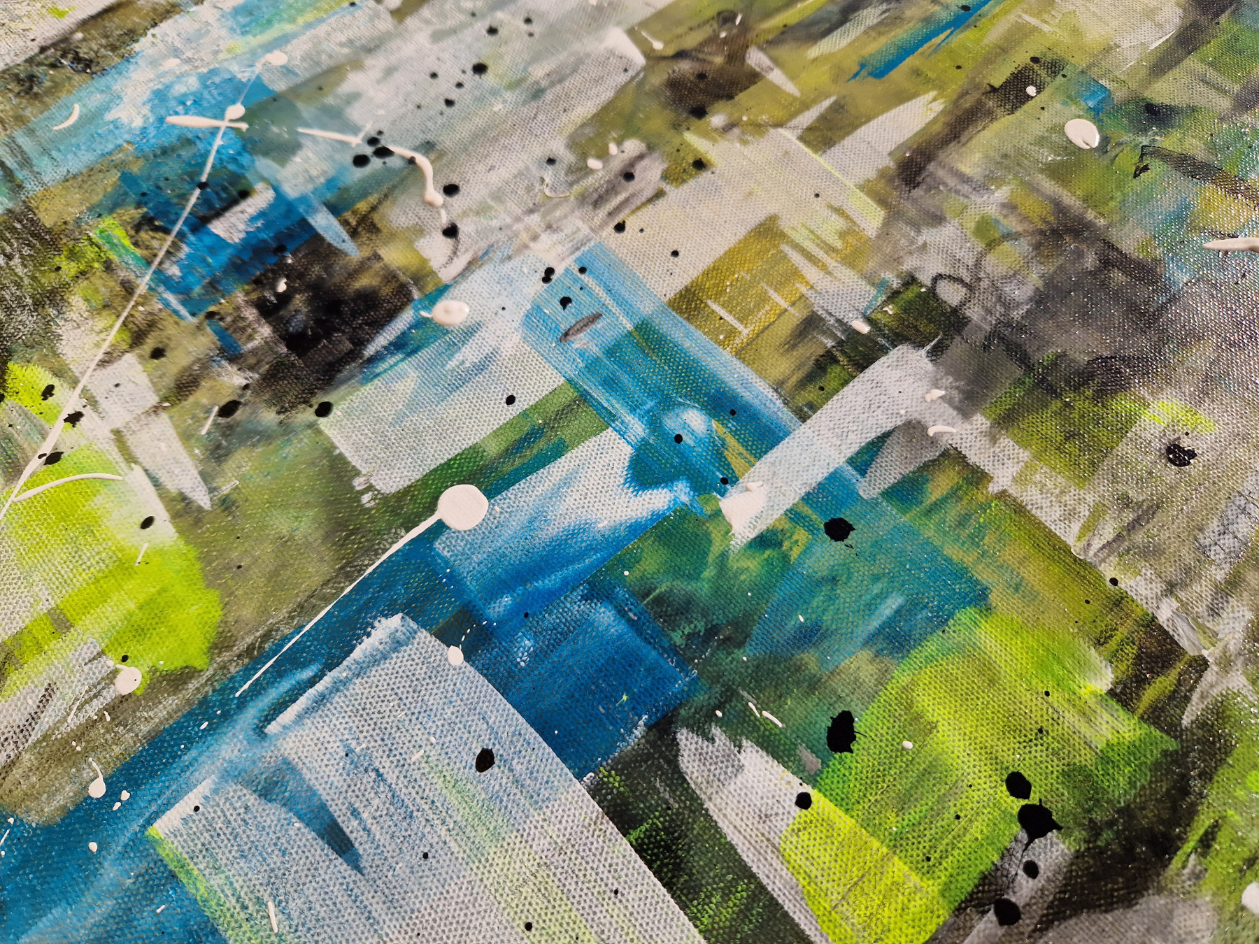 Sandrine Hartmann, new life, peinture - Galerie de vente et d’achat d’art contemporain en ligne Artalistic
