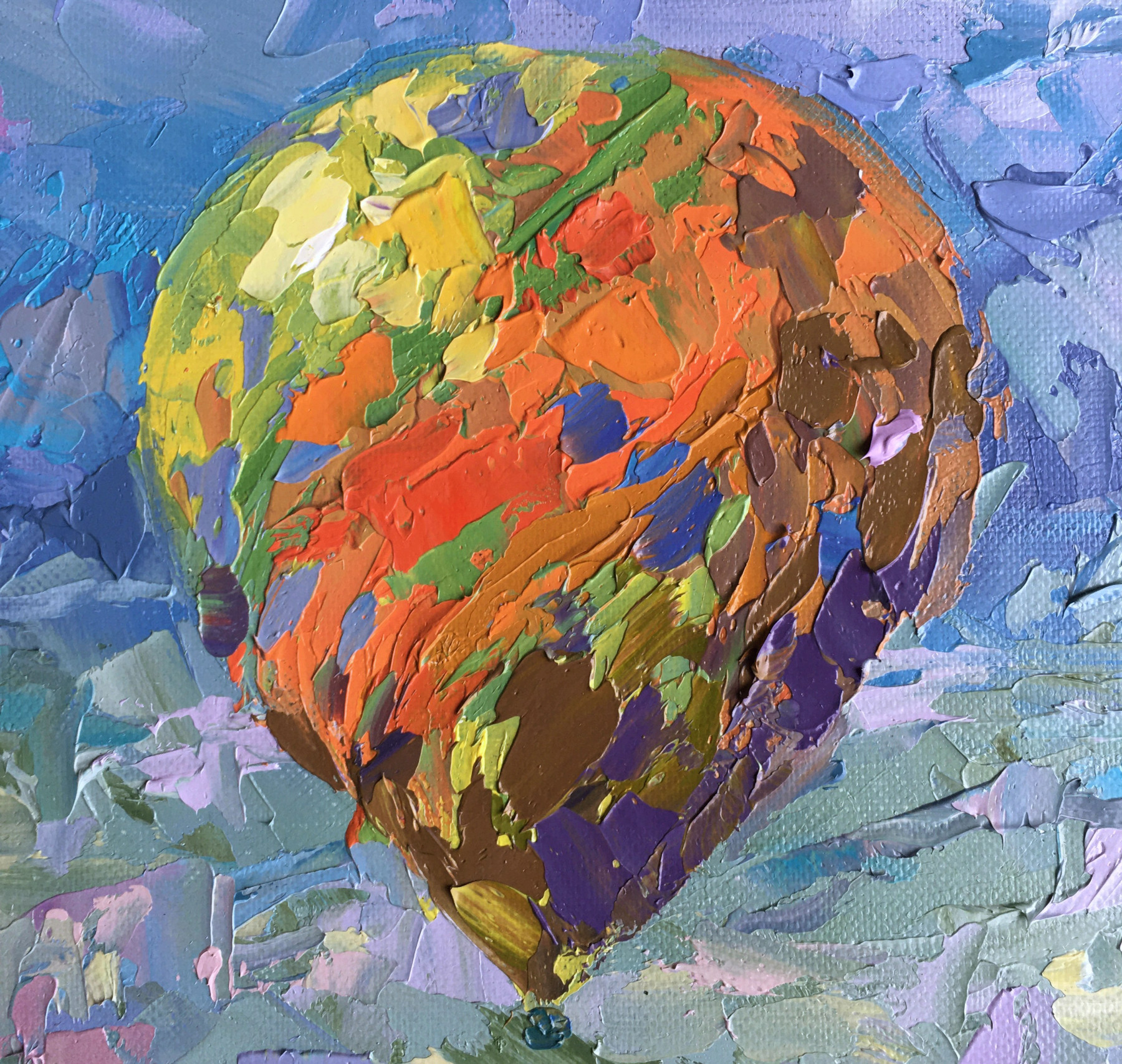 Oxypoint, Hot air balloons, painting - Artalistic online contemporary art buying and selling gallery