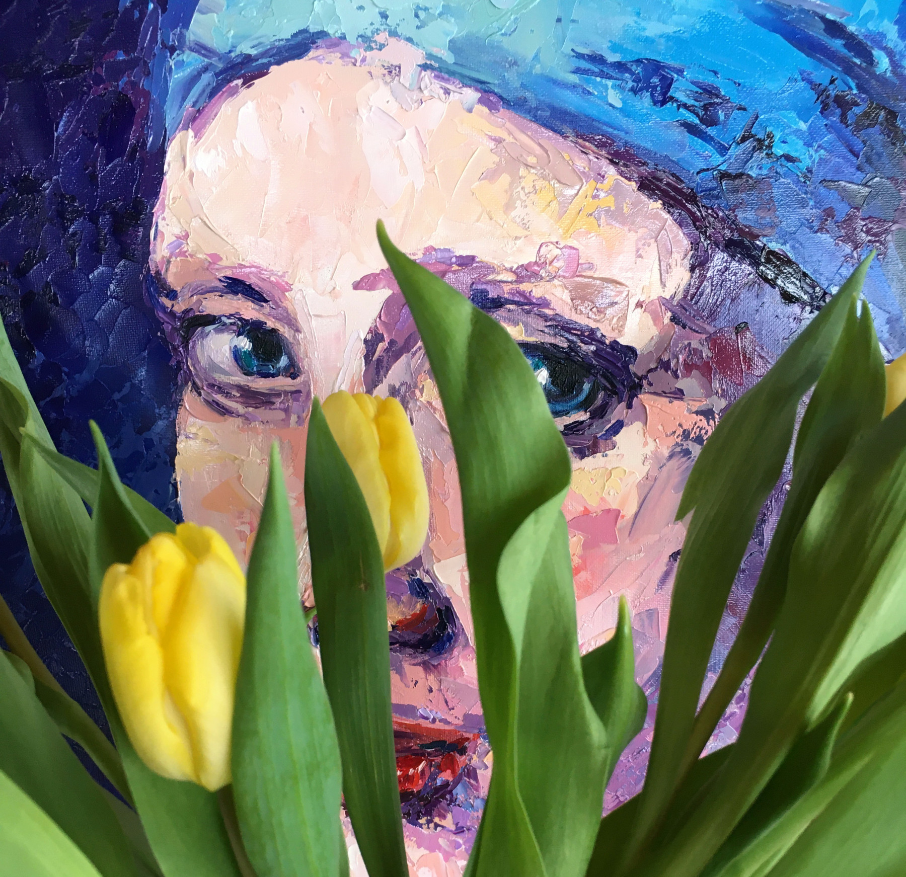 Oxypoint, Girl with a Pearl Earring, peinture - Galerie de vente et d’achat d’art contemporain en ligne Artalistic