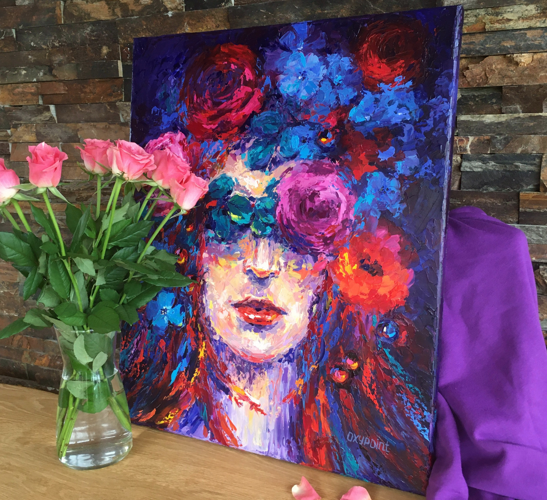 Oxypoint, Look inside yourself, peinture - Galerie de vente et d’achat d’art contemporain en ligne Artalistic