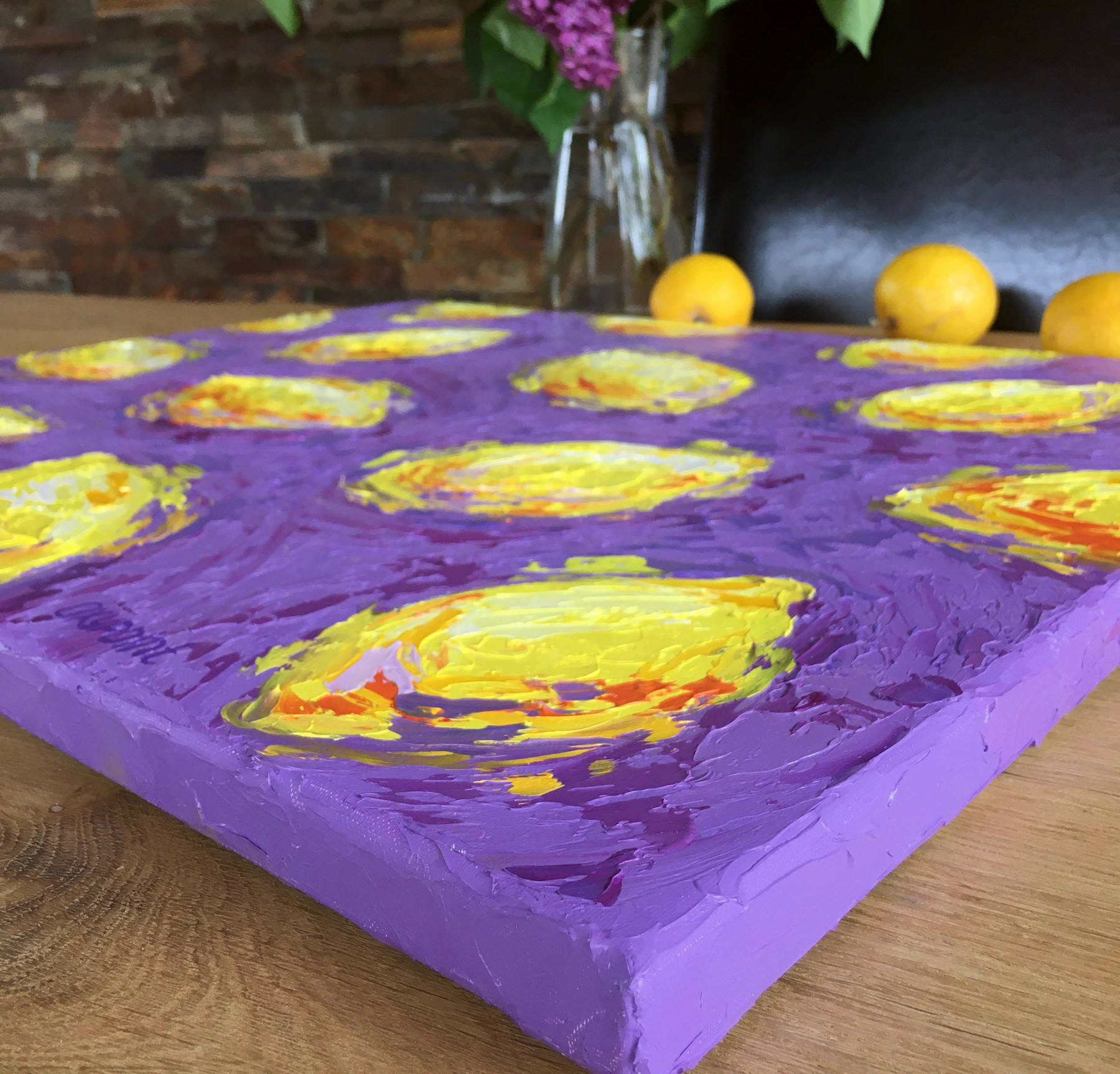 Oxypoint, Lemons, peinture - Galerie de vente et d’achat d’art contemporain en ligne Artalistic