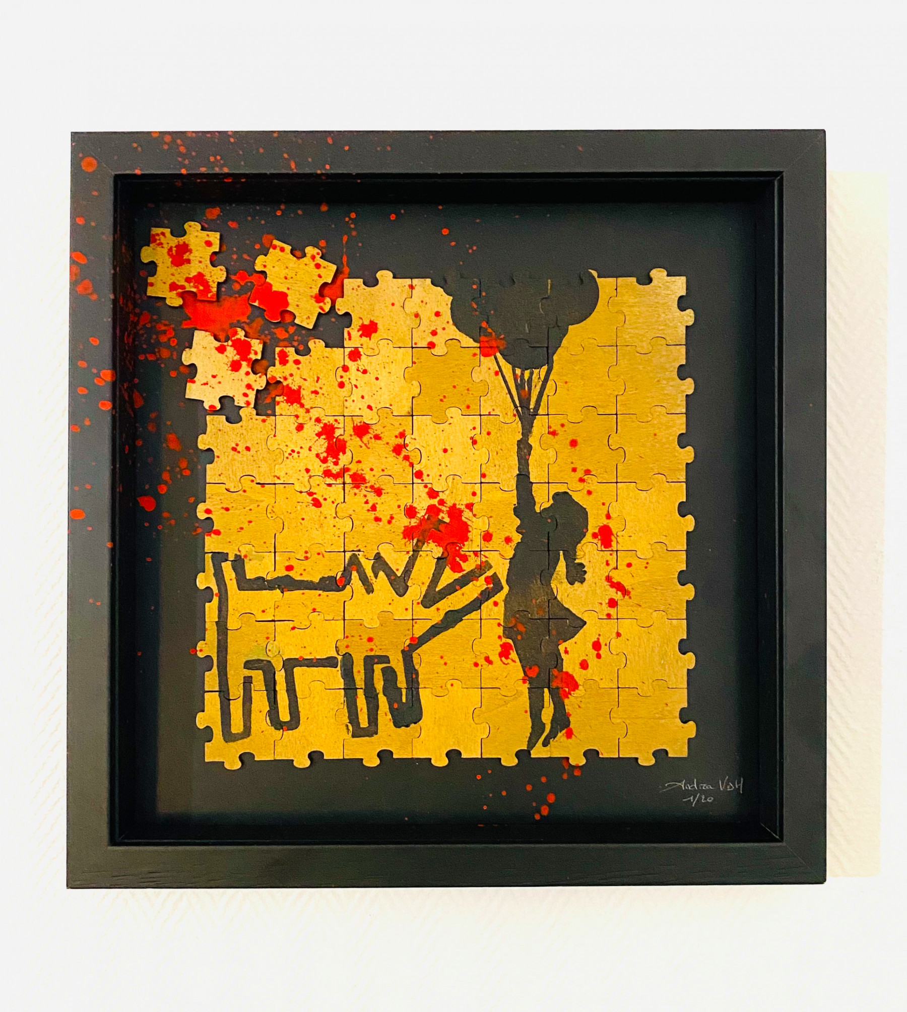 Andrea Van Der Hoeven, Puzzle Park, peinture - Galerie de vente et d’achat d’art contemporain en ligne Artalistic