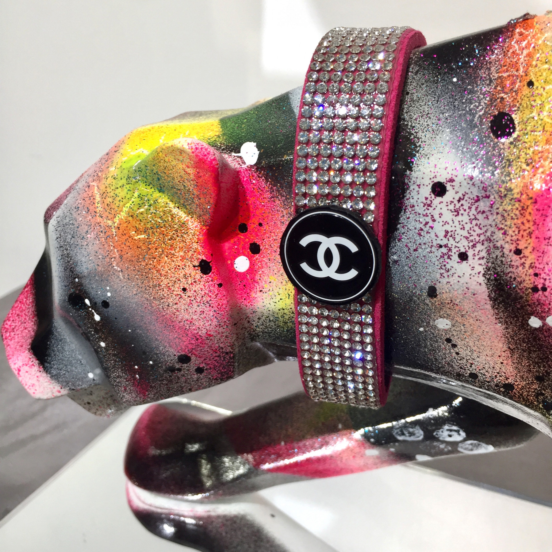 Patrick Cornée, Luxury graffiti panther, sculpture - Galerie de vente et d’achat d’art contemporain en ligne Artalistic