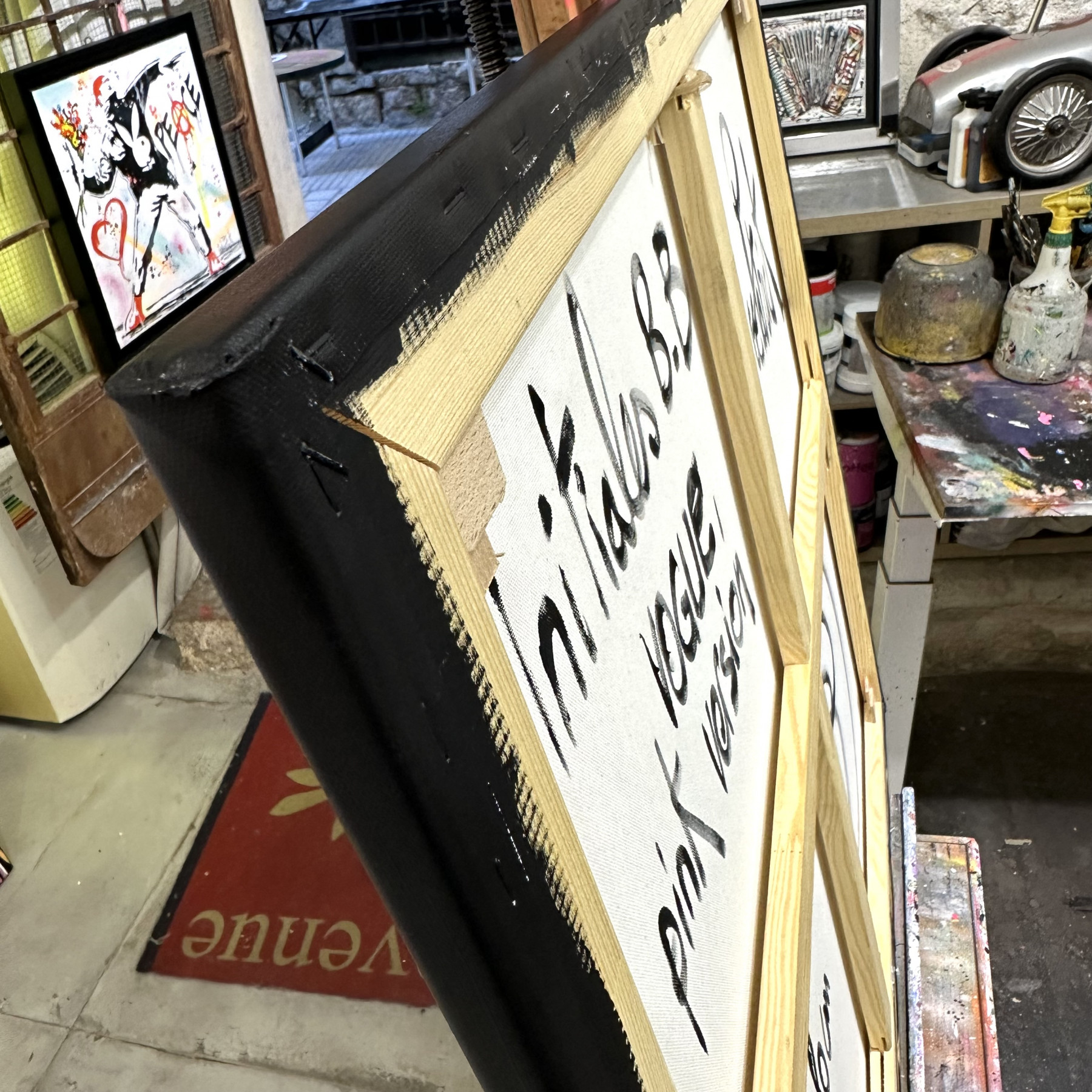 Patrick Cornée, Initiales B.B, peinture - Galerie de vente et d’achat d’art contemporain en ligne Artalistic