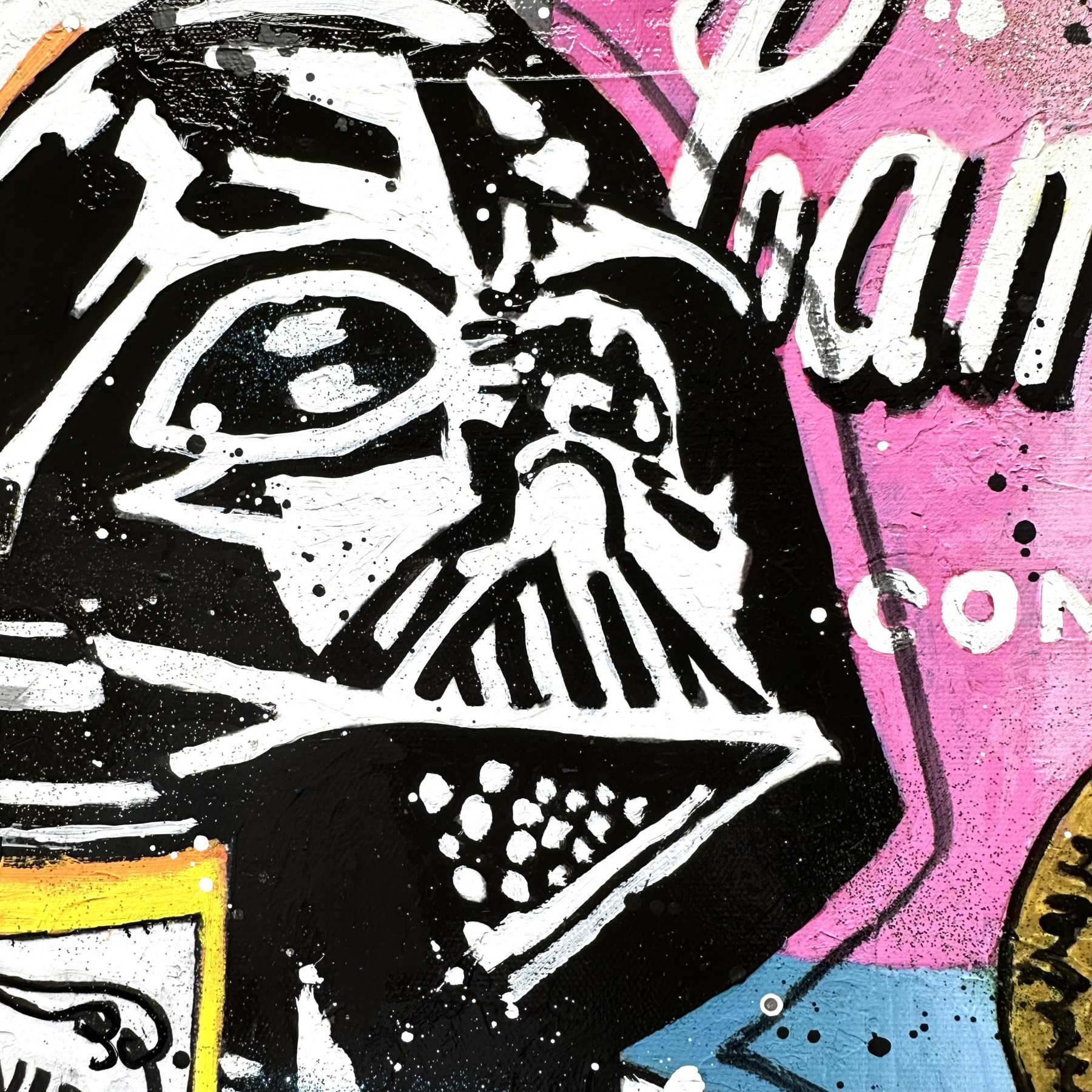 Patrick Cornée, Dark Vador, peinture - Galerie de vente et d’achat d’art contemporain en ligne Artalistic
