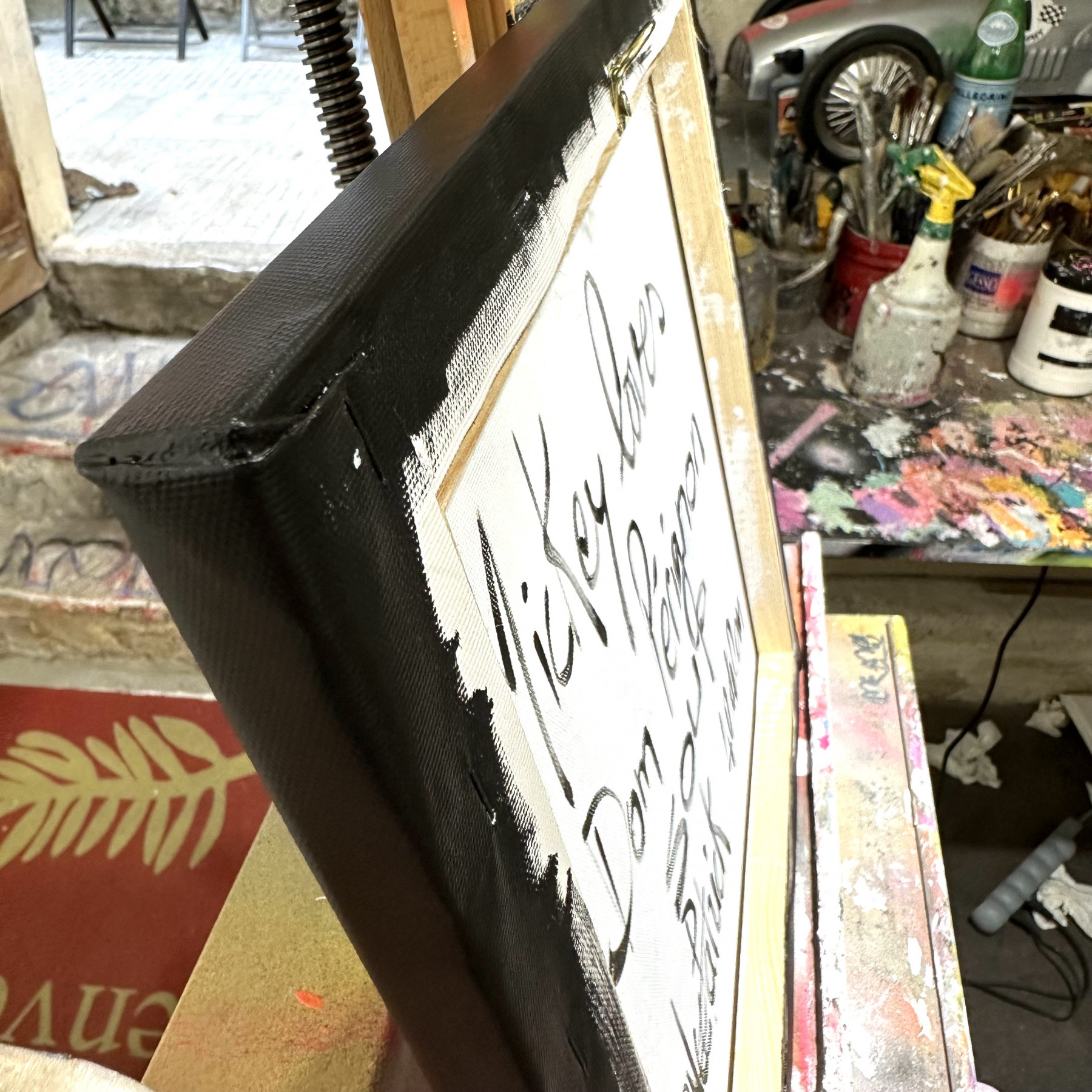 Patrick Cornée, Mickey loves Dom Pérignon soup, peinture - Galerie de vente et d’achat d’art contemporain en ligne Artalistic