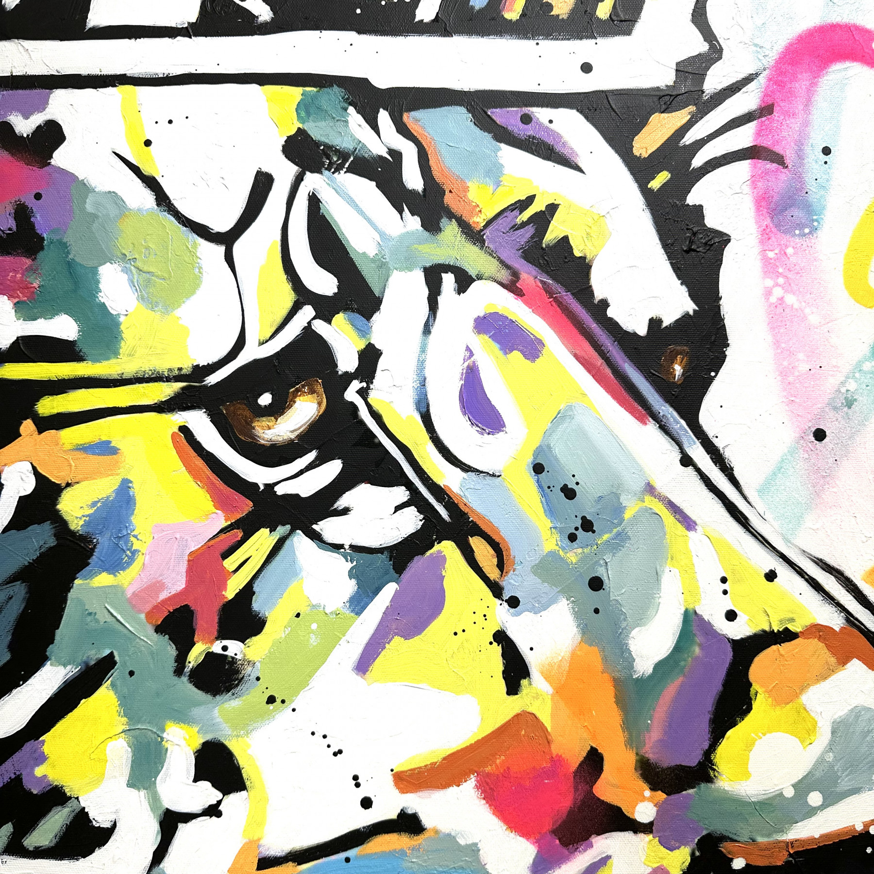 Patrick Cornée, Les lions sont des rois, peinture - Galerie de vente et d’achat d’art contemporain en ligne Artalistic