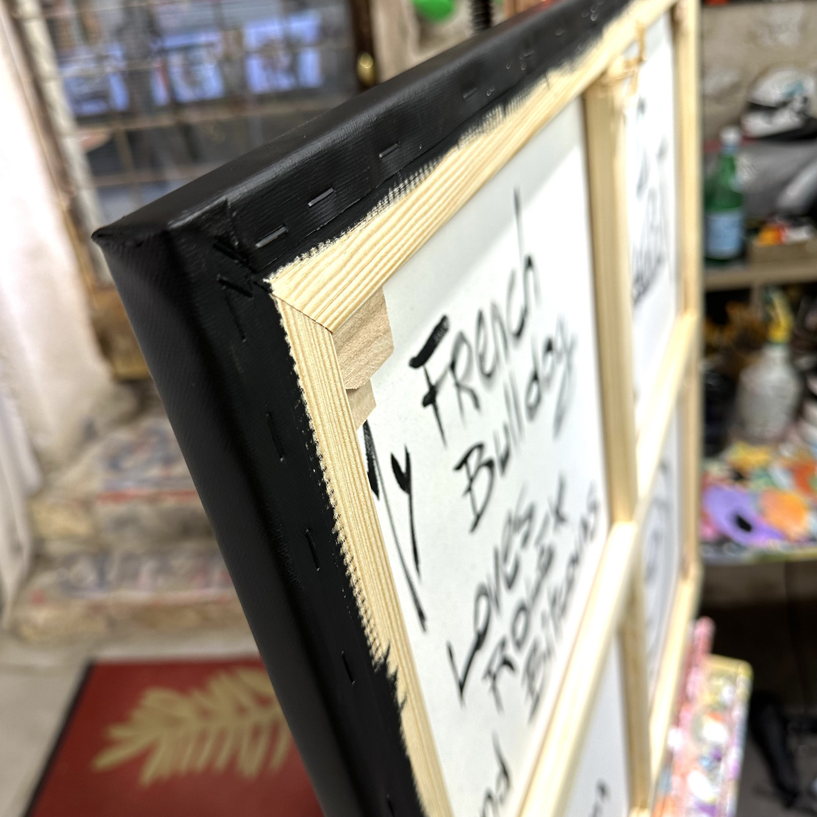 Patrick Cornée, My French Bulldog loves Rolex and Bitcoins, peinture - Galerie de vente et d’achat d’art contemporain en ligne Artalistic