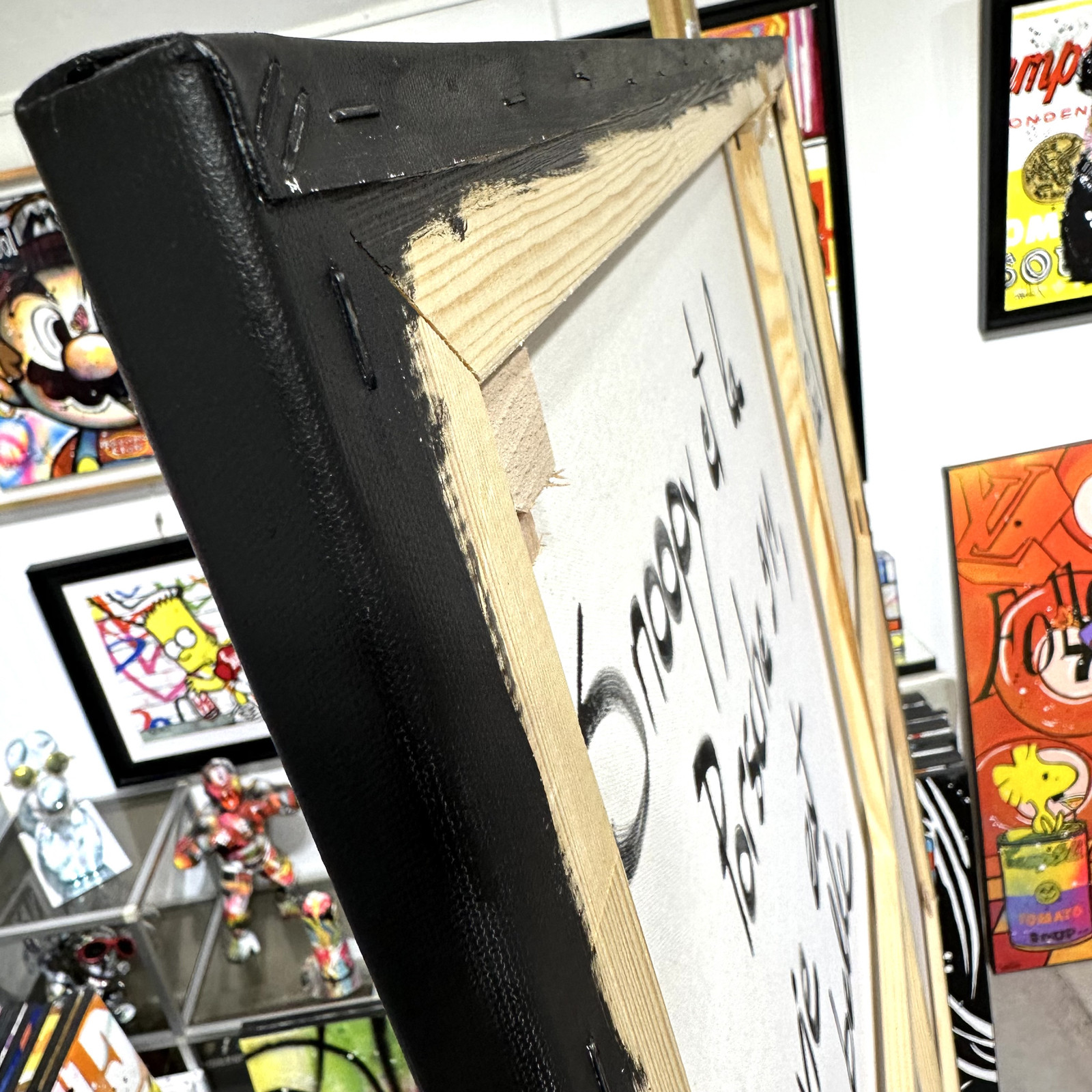Patrick Cornée, Snoopy et la Porsche 911, peinture - Galerie de vente et d’achat d’art contemporain en ligne Artalistic