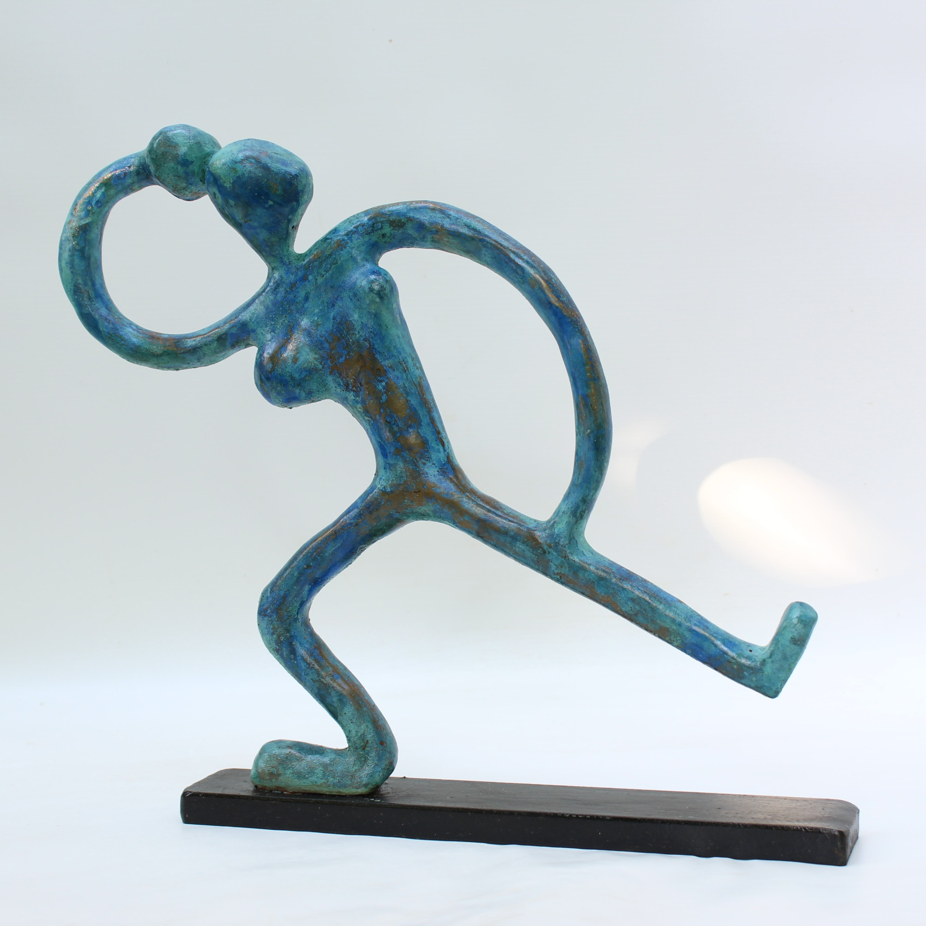 Didier Fournier, Lancer du poids, sculpture - Galerie de vente et d’achat d’art contemporain en ligne Artalistic