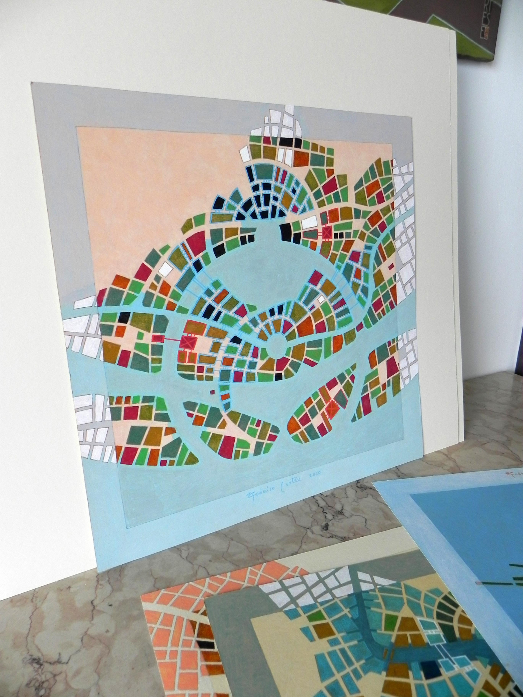 Federico Cortese, Cipher 50, peinture - Galerie de vente et d’achat d’art contemporain en ligne Artalistic