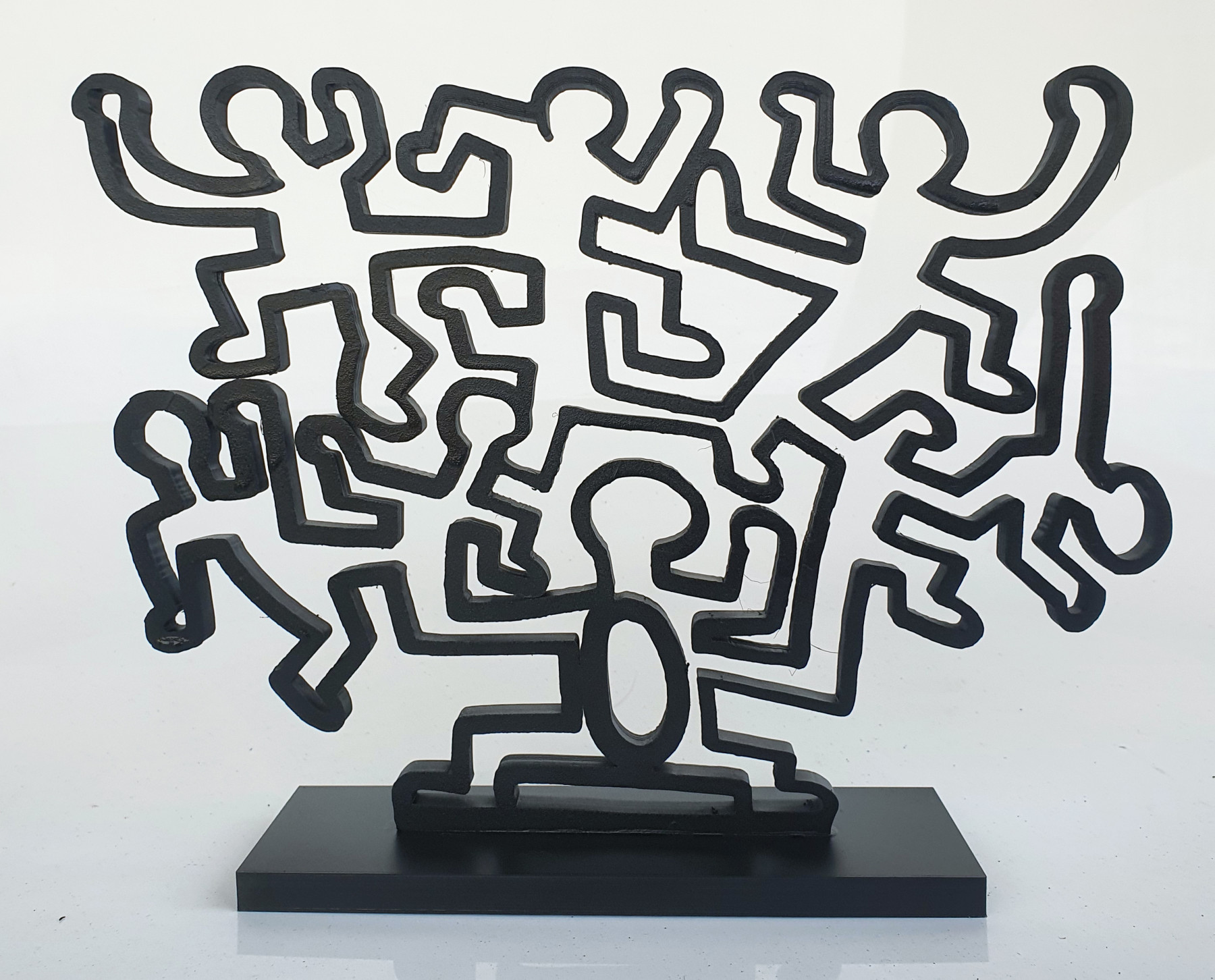 PyB, Pyramide Pop Haring, sculpture - Galerie de vente et d’achat d’art contemporain en ligne Artalistic