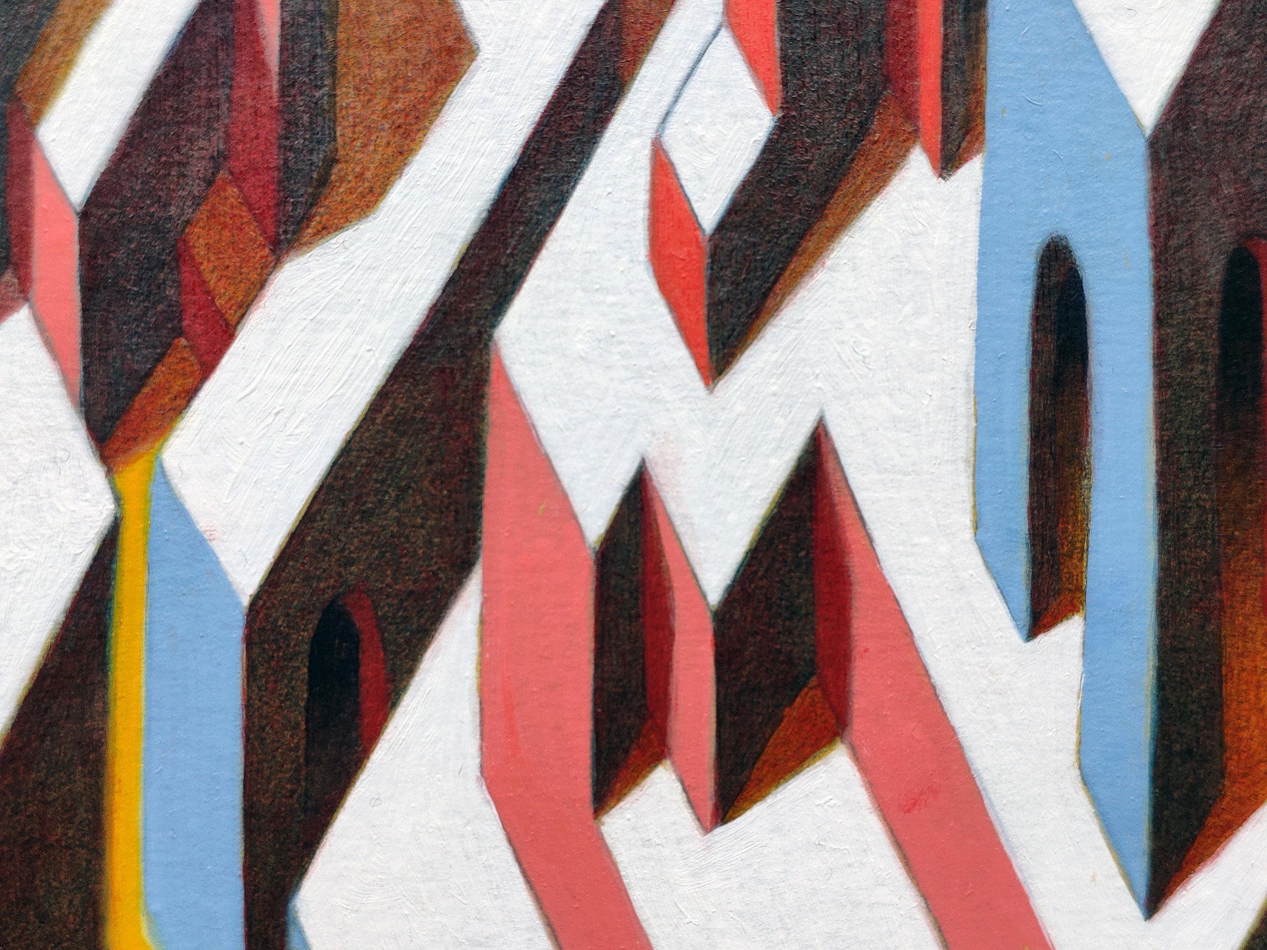 Federico Cortese, The infinite city, peinture - Galerie de vente et d’achat d’art contemporain en ligne Artalistic