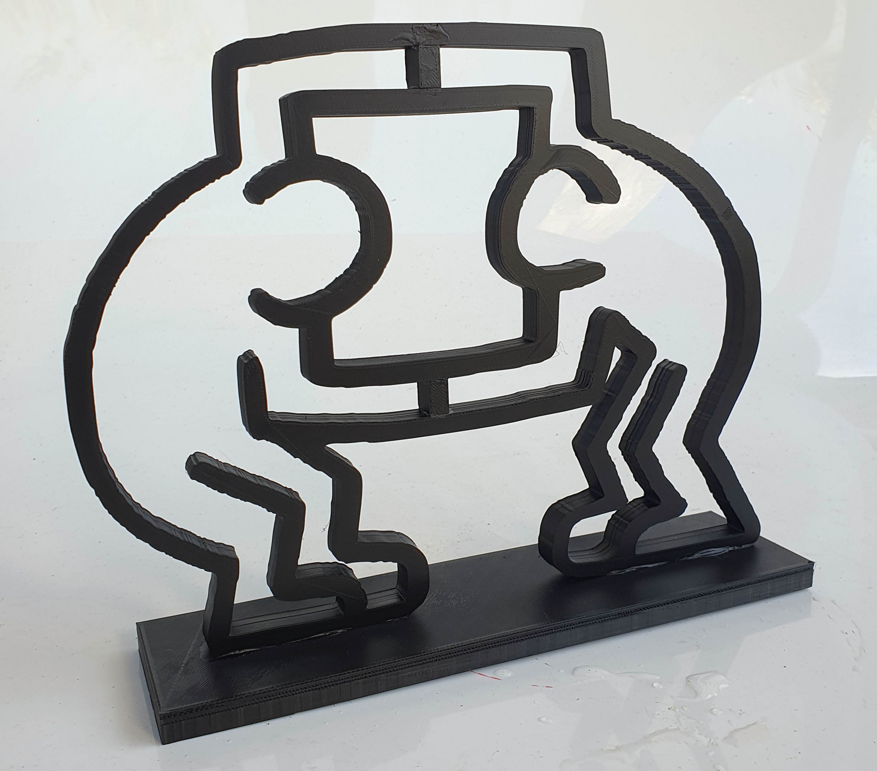 PyB, Pop Keith Haring, sculpture - Galerie de vente et d’achat d’art contemporain en ligne Artalistic