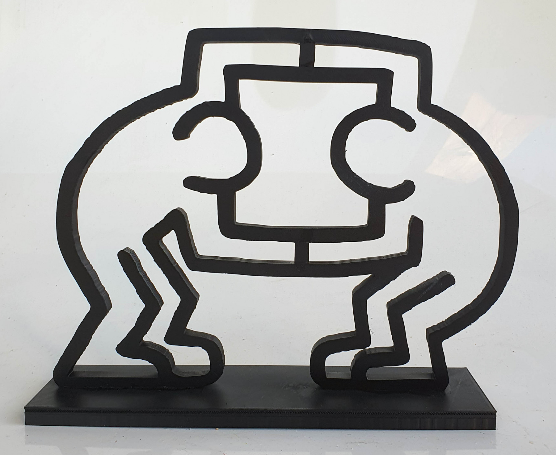 PyB, Pop Keith Haring, sculpture - Galerie de vente et d’achat d’art contemporain en ligne Artalistic