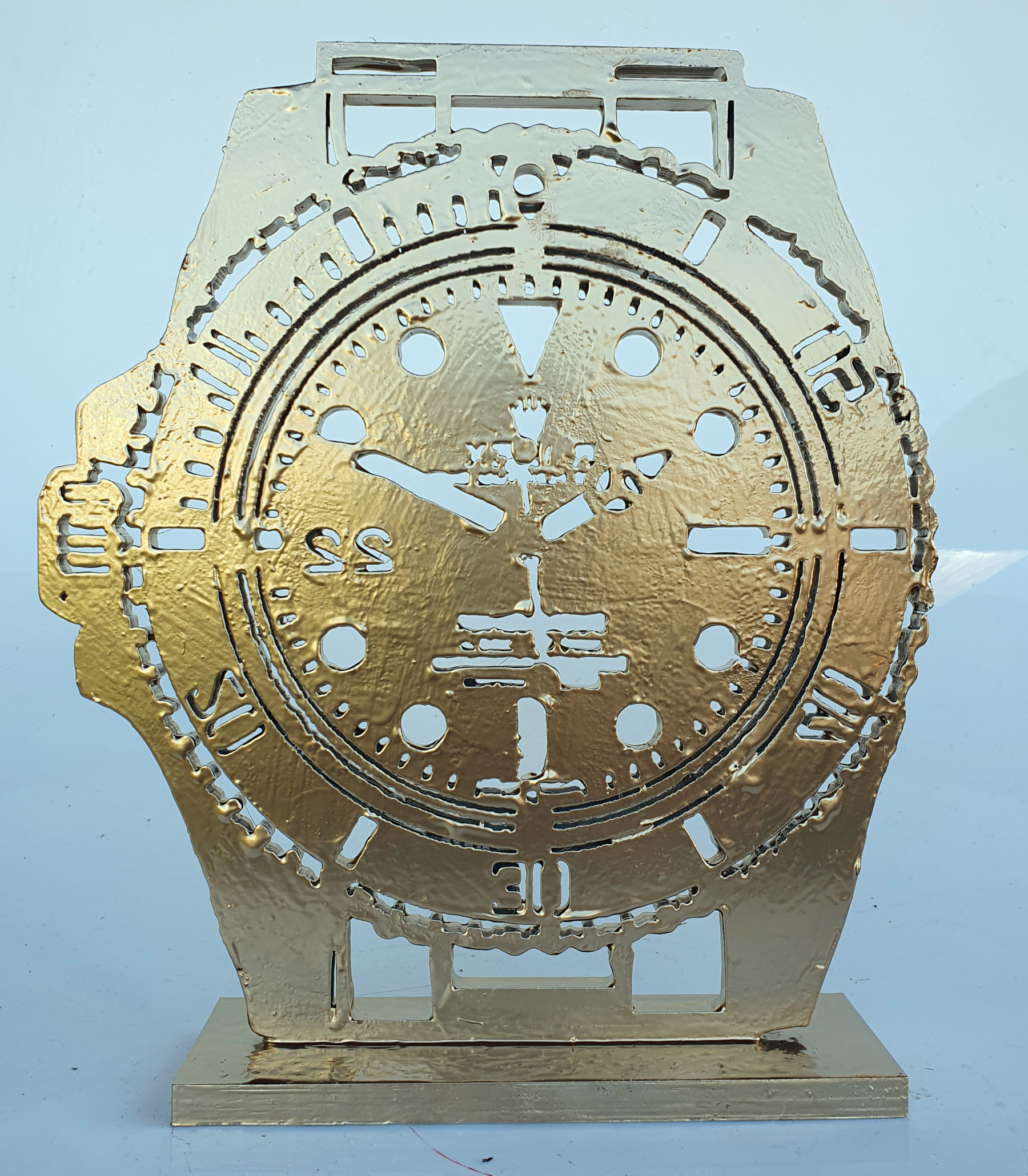 Spaco, Rolex submariner gold, sculpture - Galerie de vente et d’achat d’art contemporain en ligne Artalistic