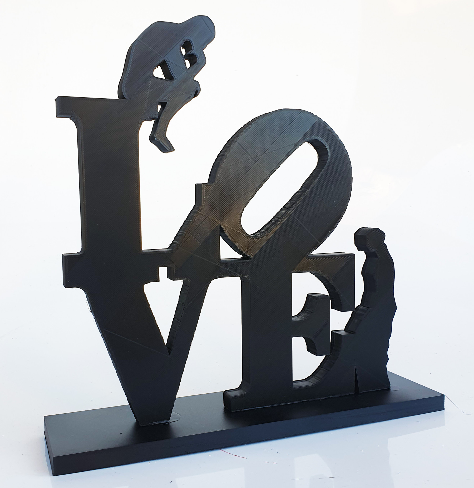PyB, Love Venus et penseur, sculpture - Galerie de vente et d’achat d’art contemporain en ligne Artalistic