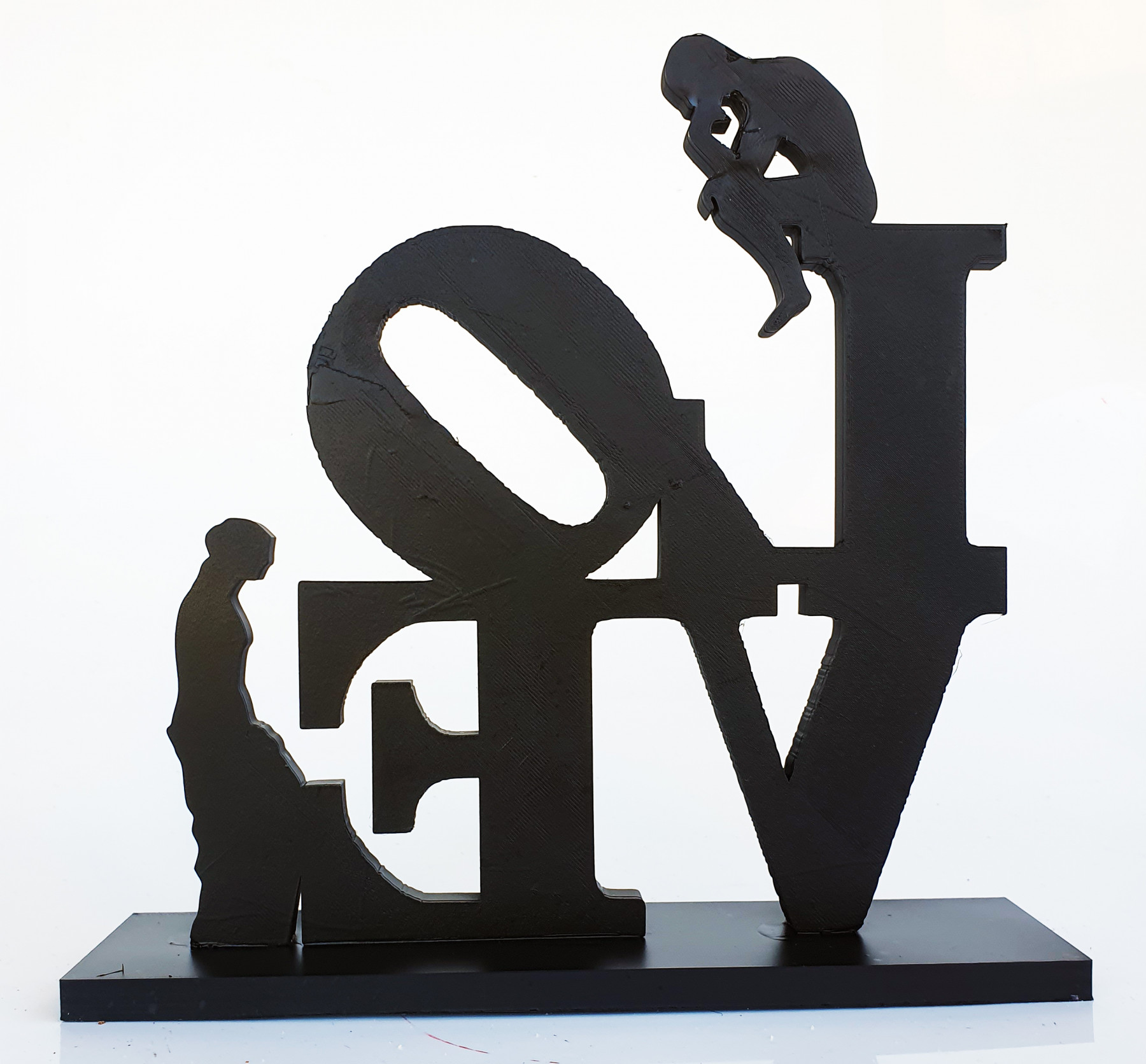 PyB, Love Venus et penseur, sculpture - Galerie de vente et d’achat d’art contemporain en ligne Artalistic