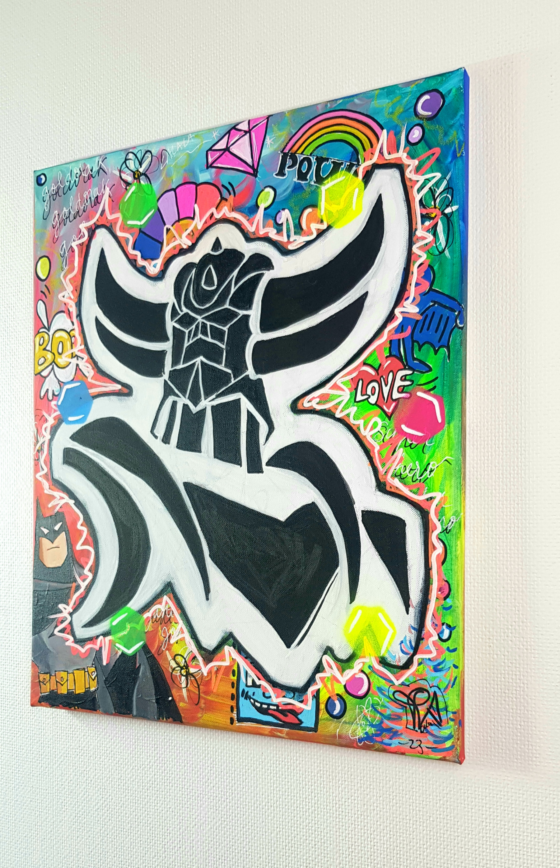 Priscilla Vettese, Goldo power, peinture - Galerie de vente et d’achat d’art contemporain en ligne Artalistic