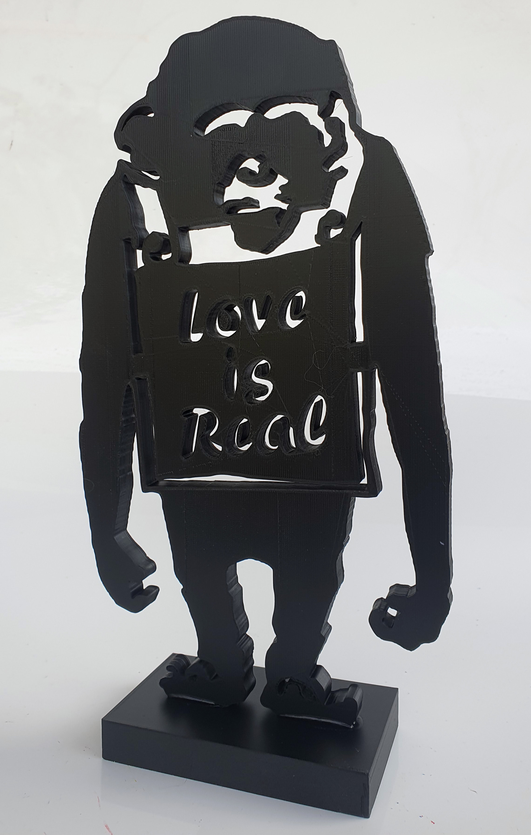 PyB, Monkey love Banksy, sculpture - Galerie de vente et d’achat d’art contemporain en ligne Artalistic