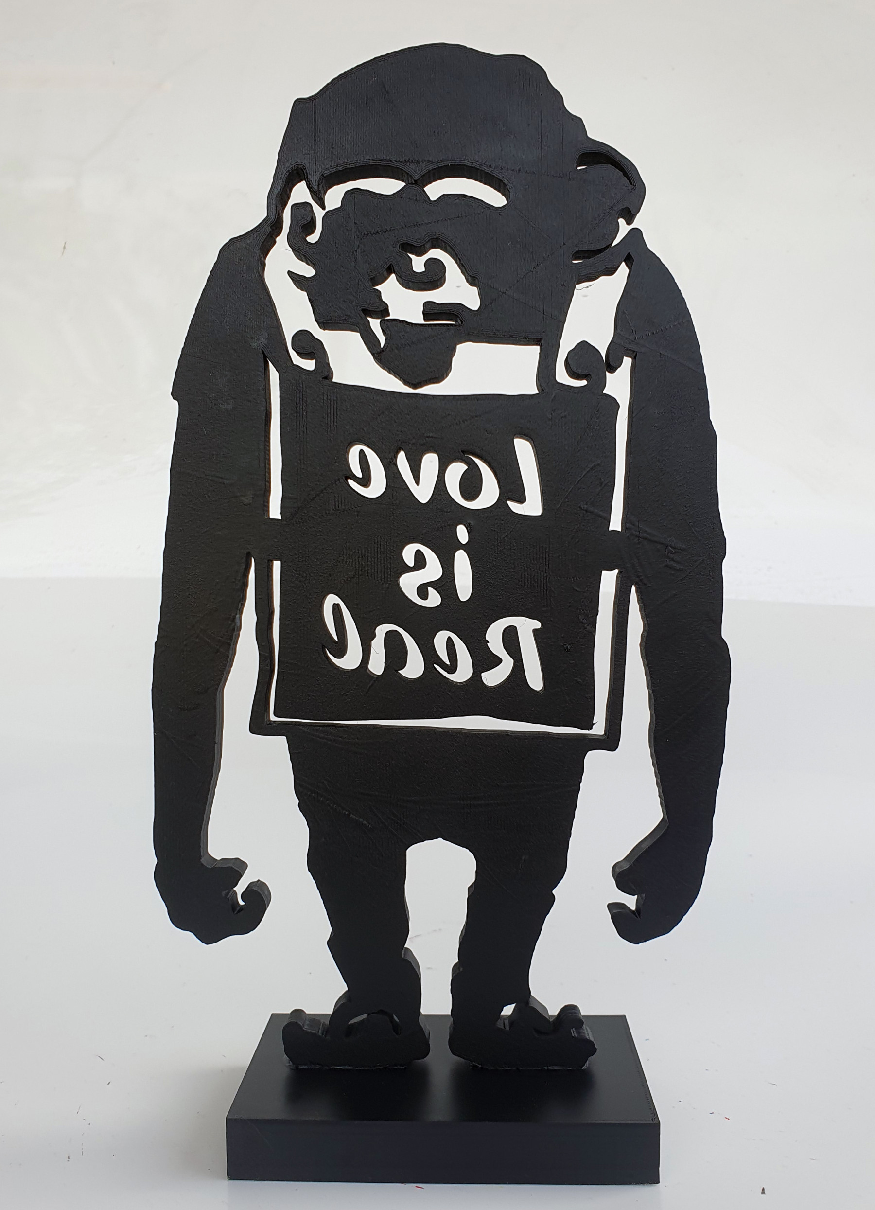 PyB, Monkey love Banksy, sculpture - Galerie de vente et d’achat d’art contemporain en ligne Artalistic
