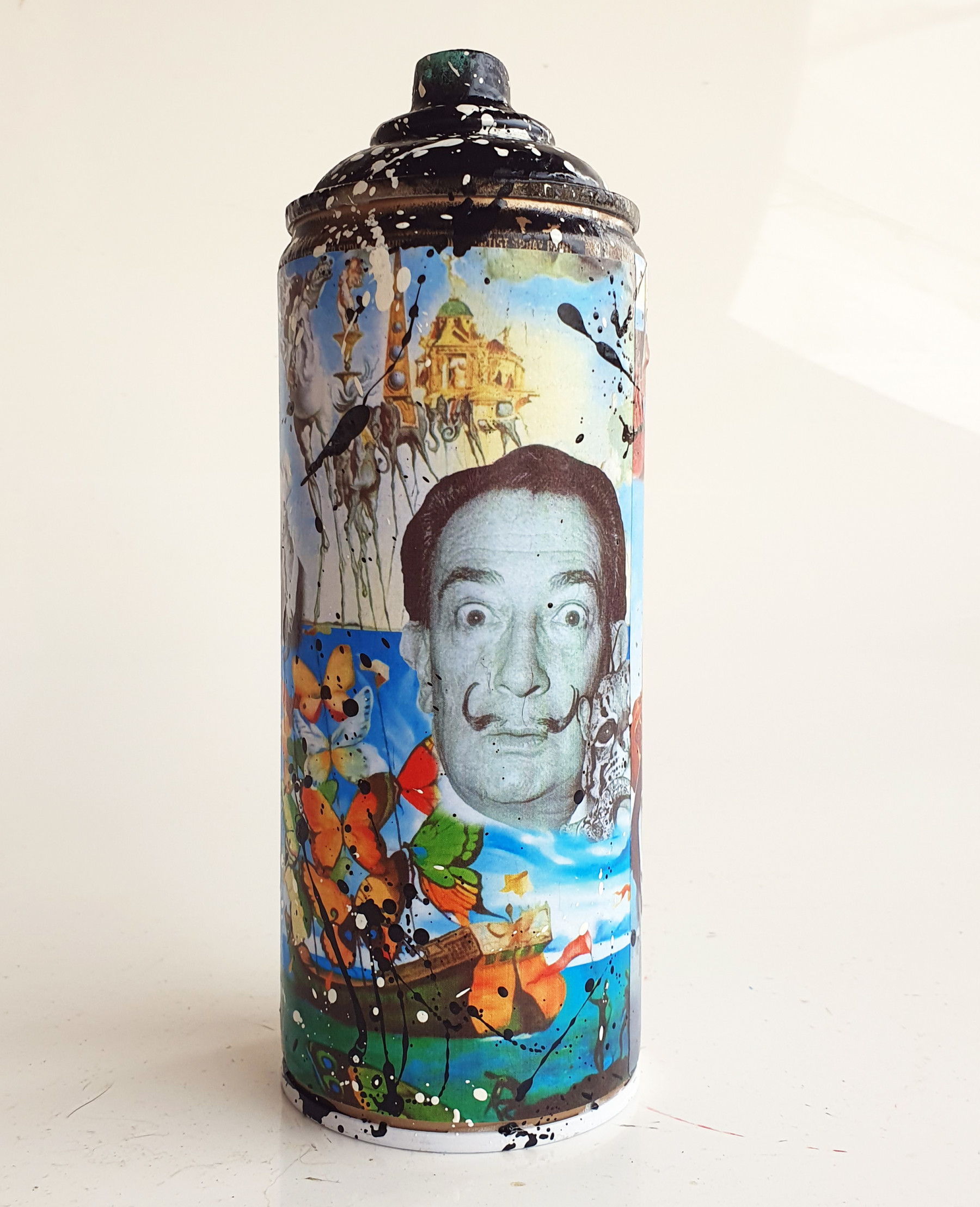 Spaco, bombe aero Dali pop street, sculpture - Galerie de vente et d’achat d’art contemporain en ligne Artalistic