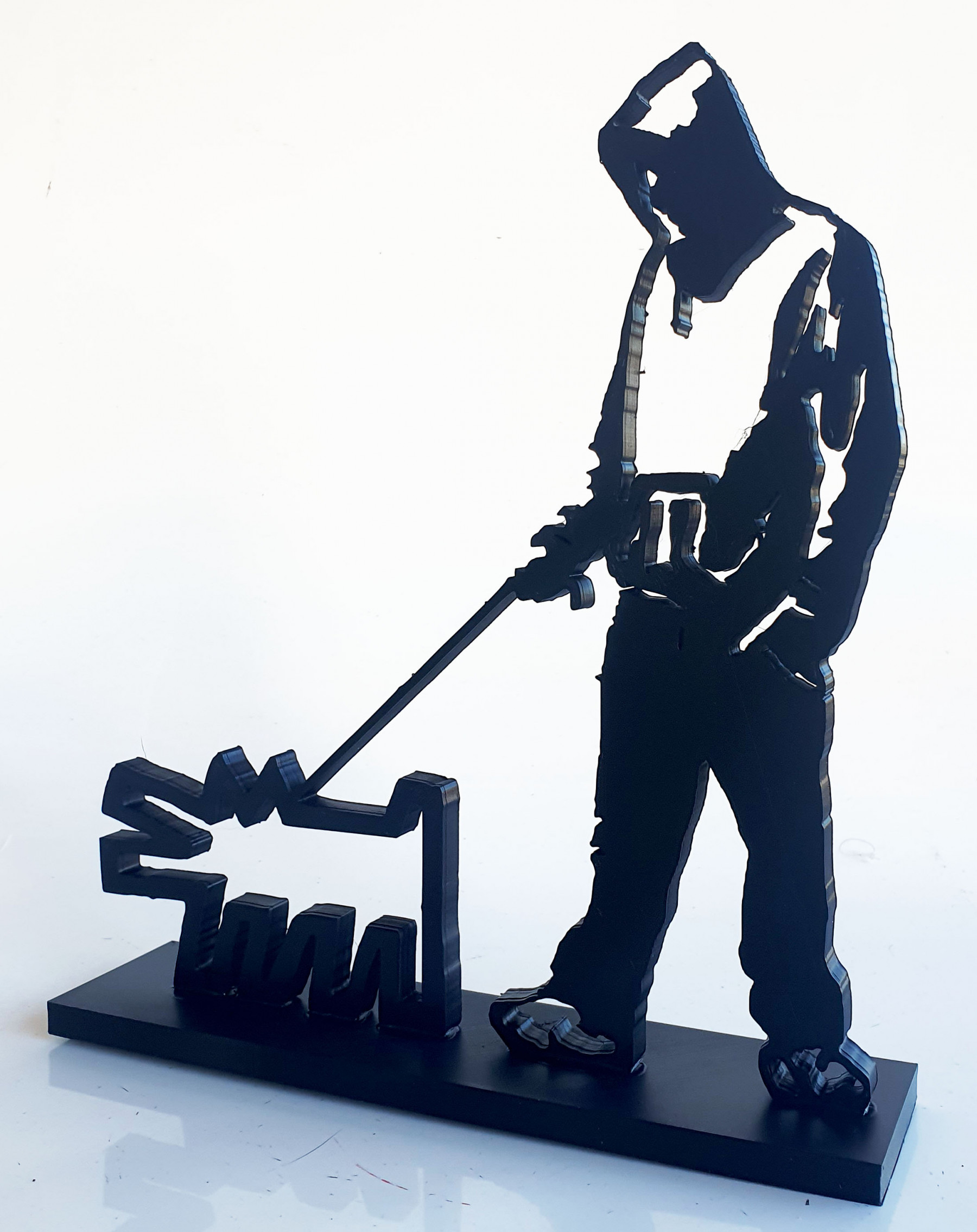 PyB, Dog Haring & Boy banksy, sculpture - Galerie de vente et d’achat d’art contemporain en ligne Artalistic