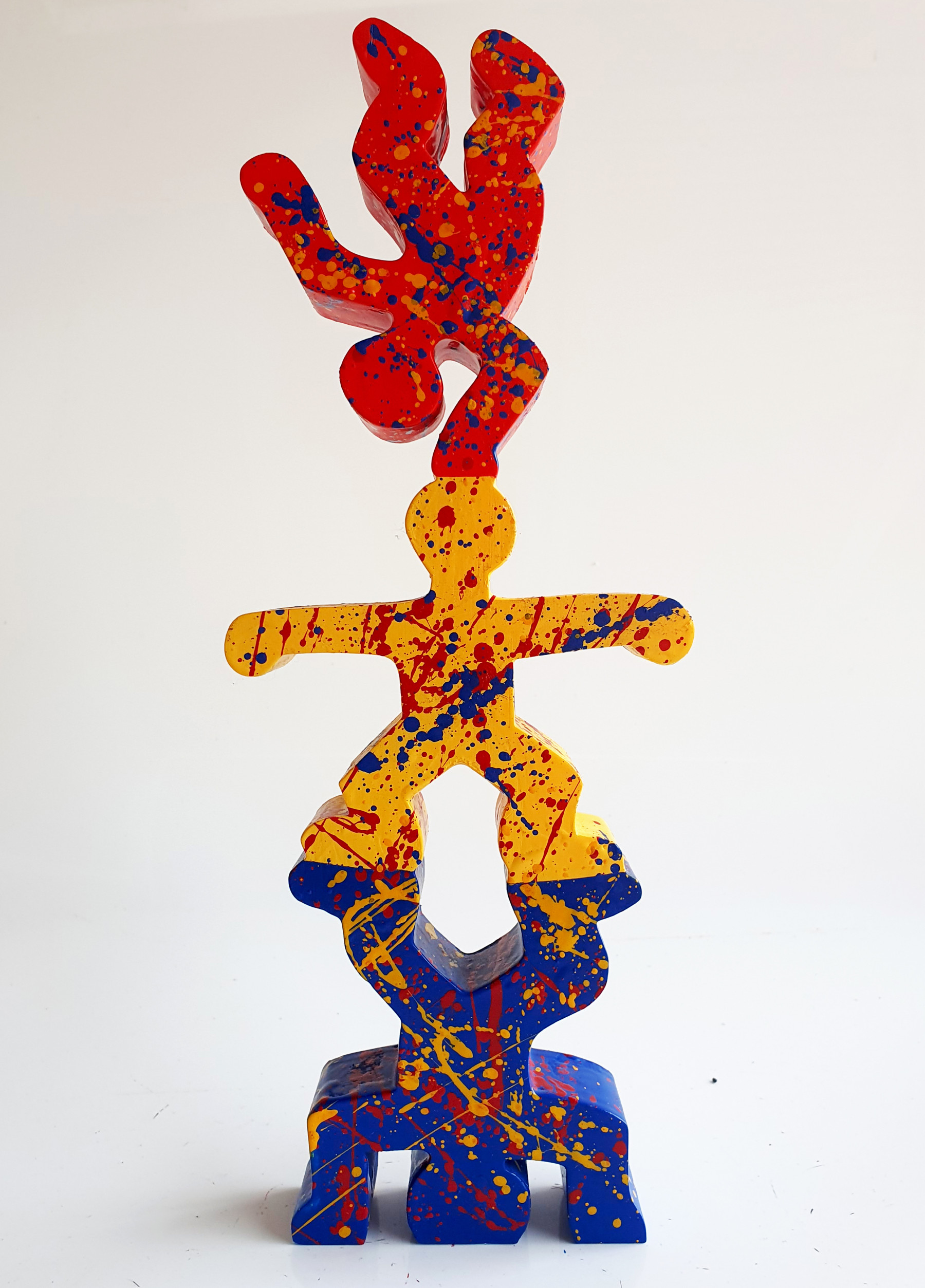 Spaco, Acrobates Haring, sculpture - Galerie de vente et d’achat d’art contemporain en ligne Artalistic