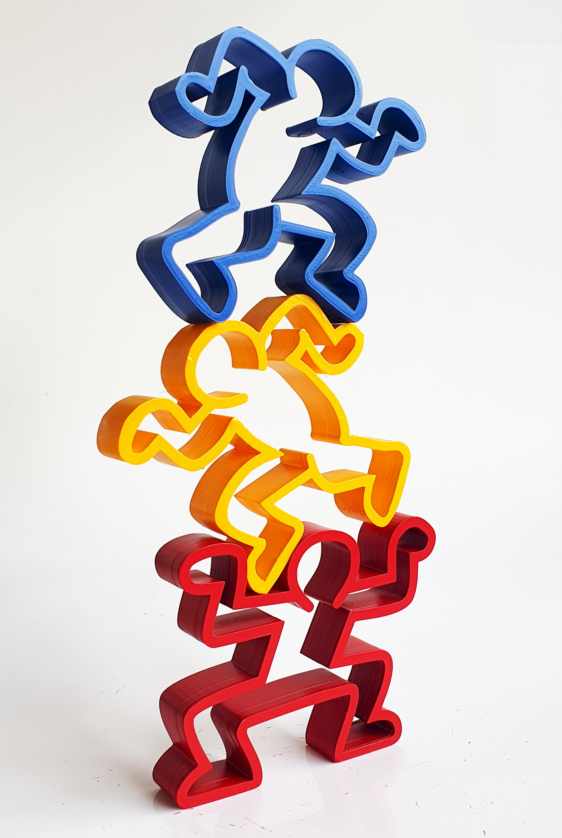 Spyddy, 3 boys Haring, sculpture - Galerie de vente et d’achat d’art contemporain en ligne Artalistic