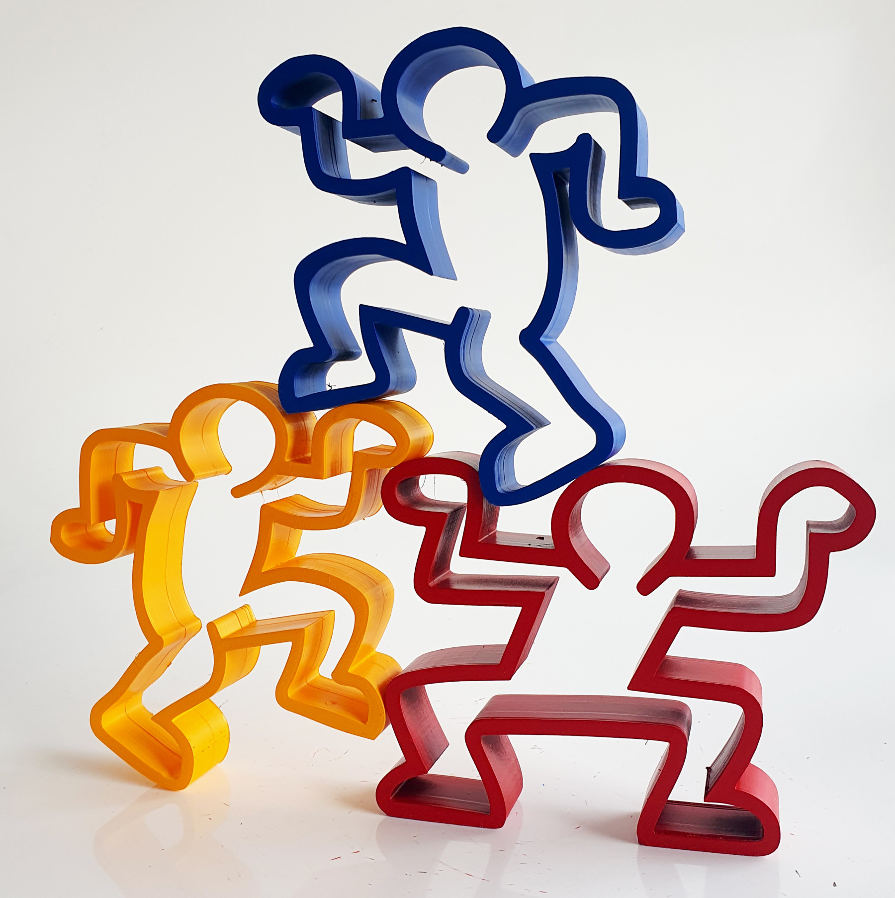 Spyddy, 3 boys Haring, sculpture - Galerie de vente et d’achat d’art contemporain en ligne Artalistic