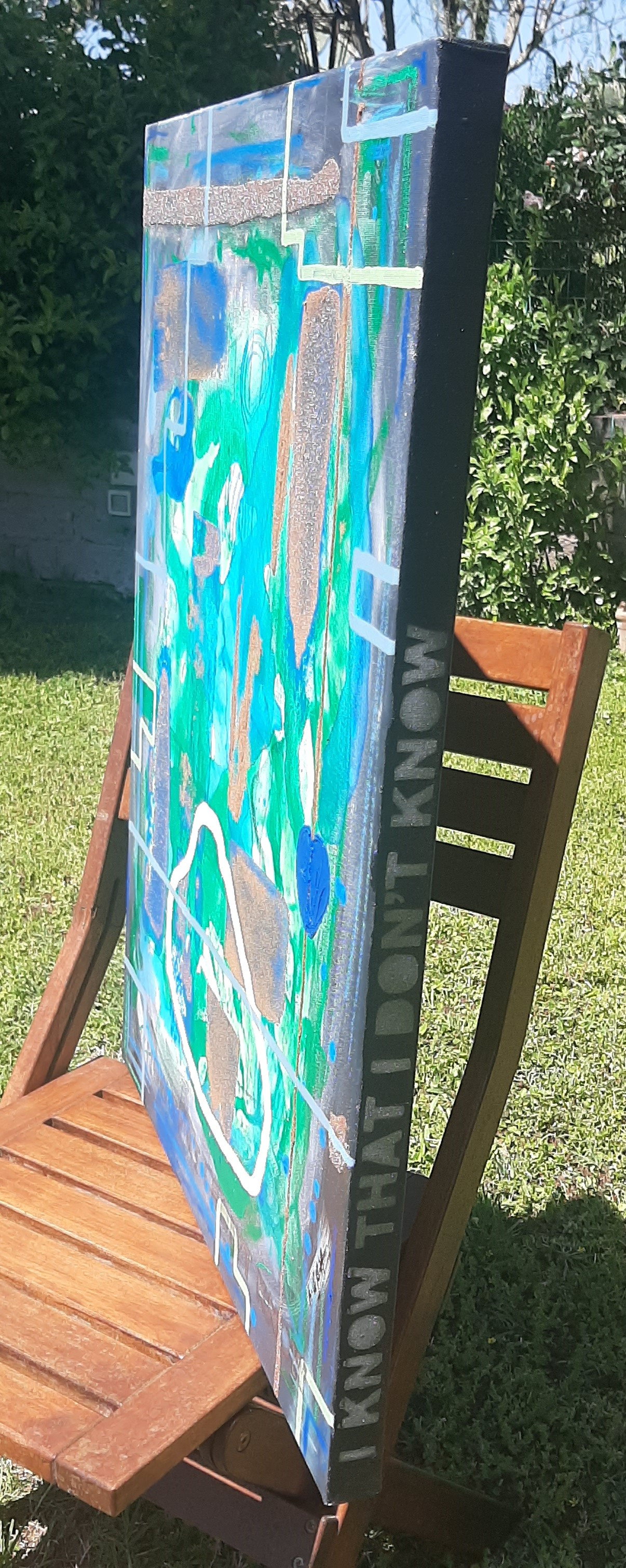 A-Wibaa, I Know that I don't know, peinture - Galerie de vente et d’achat d’art contemporain en ligne Artalistic
