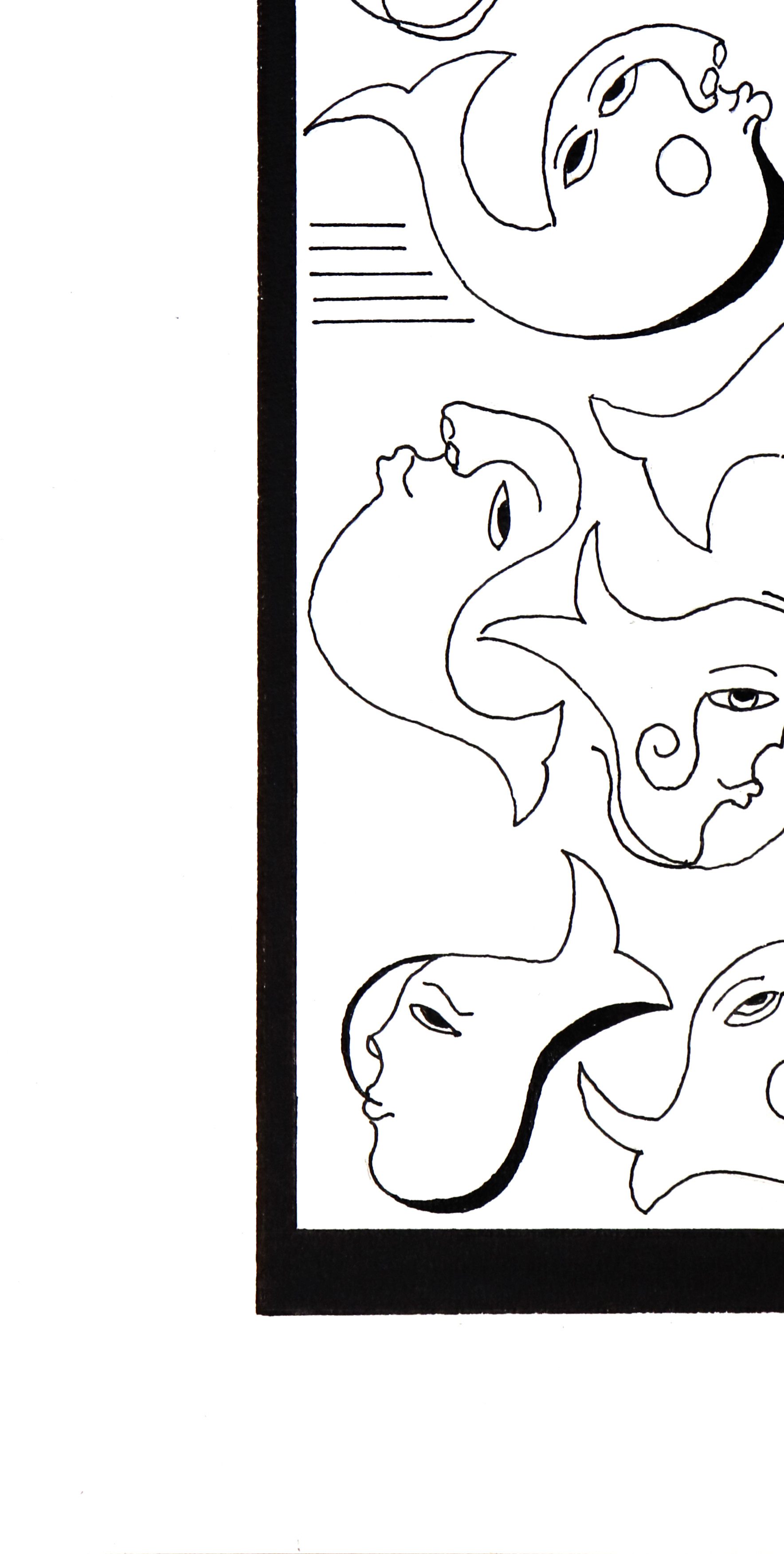 Hildegarde Handsaeme, Aquatic Symphony, drawing - Artalistic online contemporary art buying and selling gallery