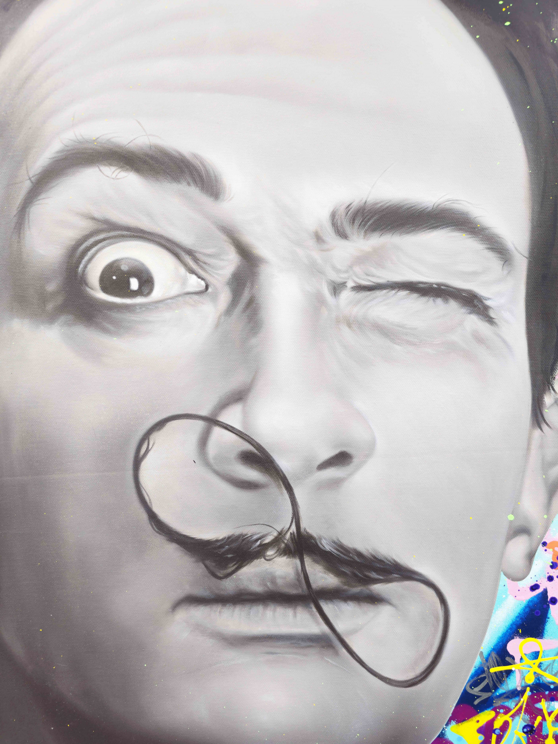 Vincent Bardou, Salvador Dali, peinture - Galerie de vente et d’achat d’art contemporain en ligne Artalistic